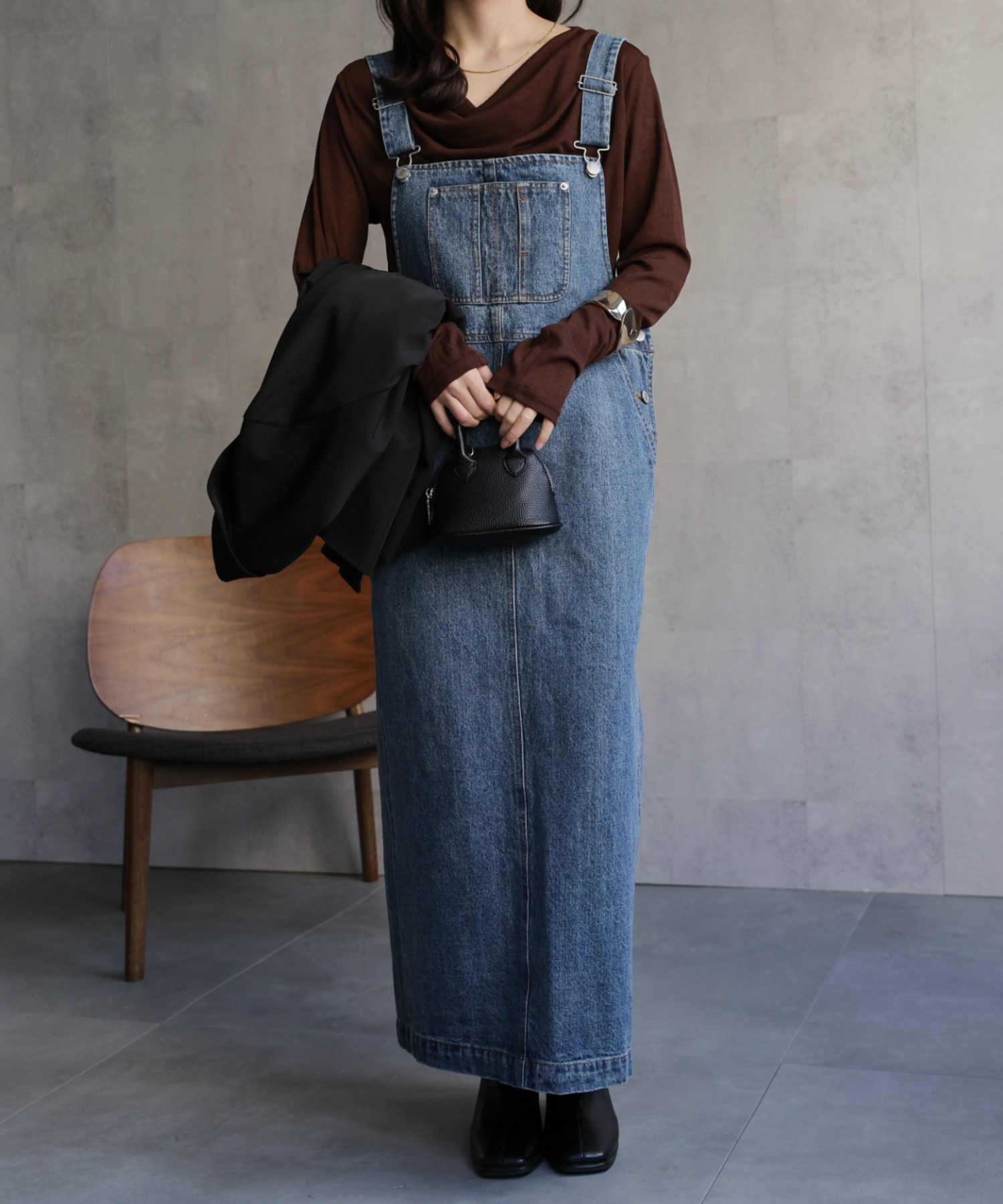 model：156cm 着用サイズ：FREE