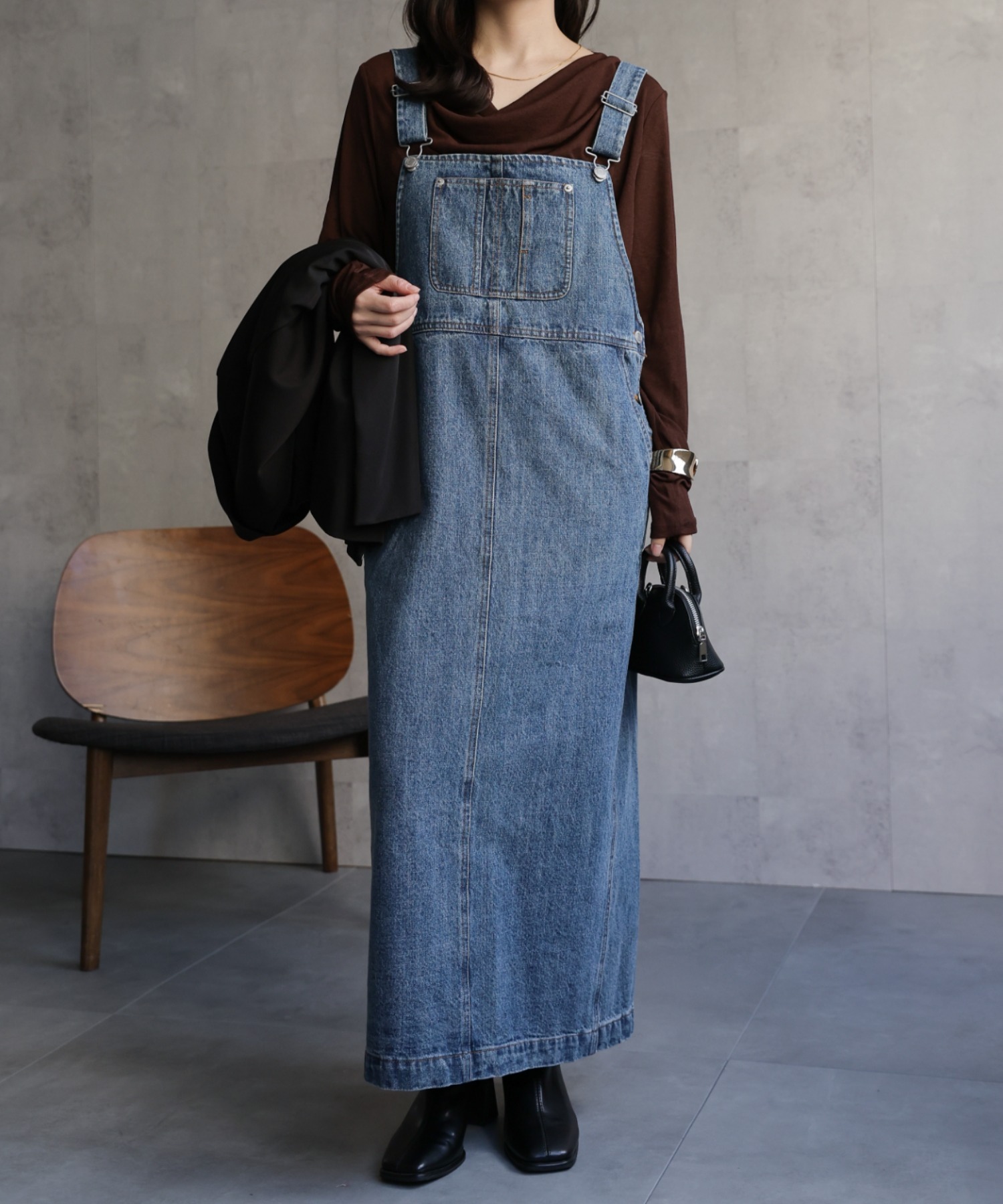 model：156cm 着用サイズ：FREE
