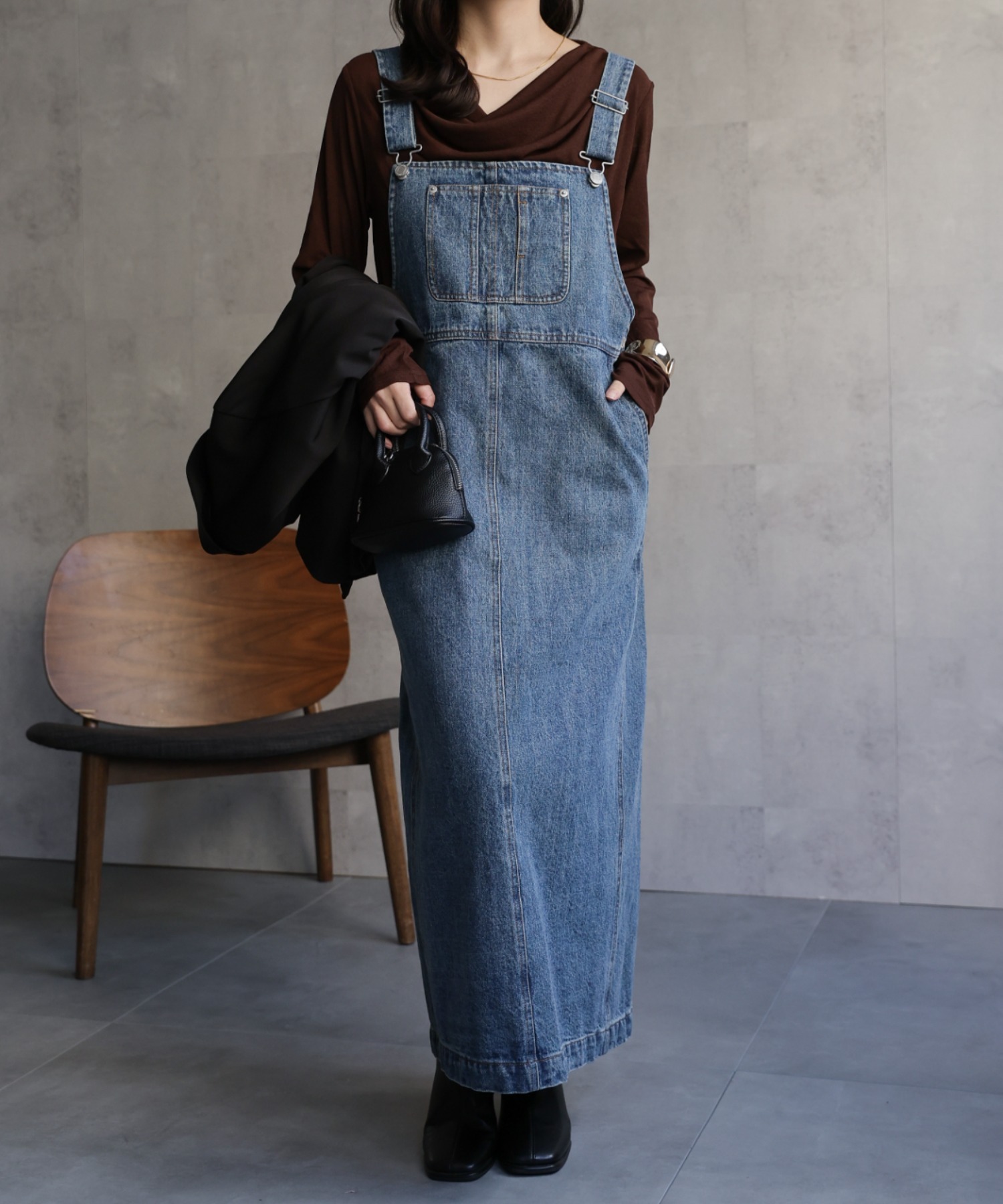 model：156cm 着用サイズ：FREE