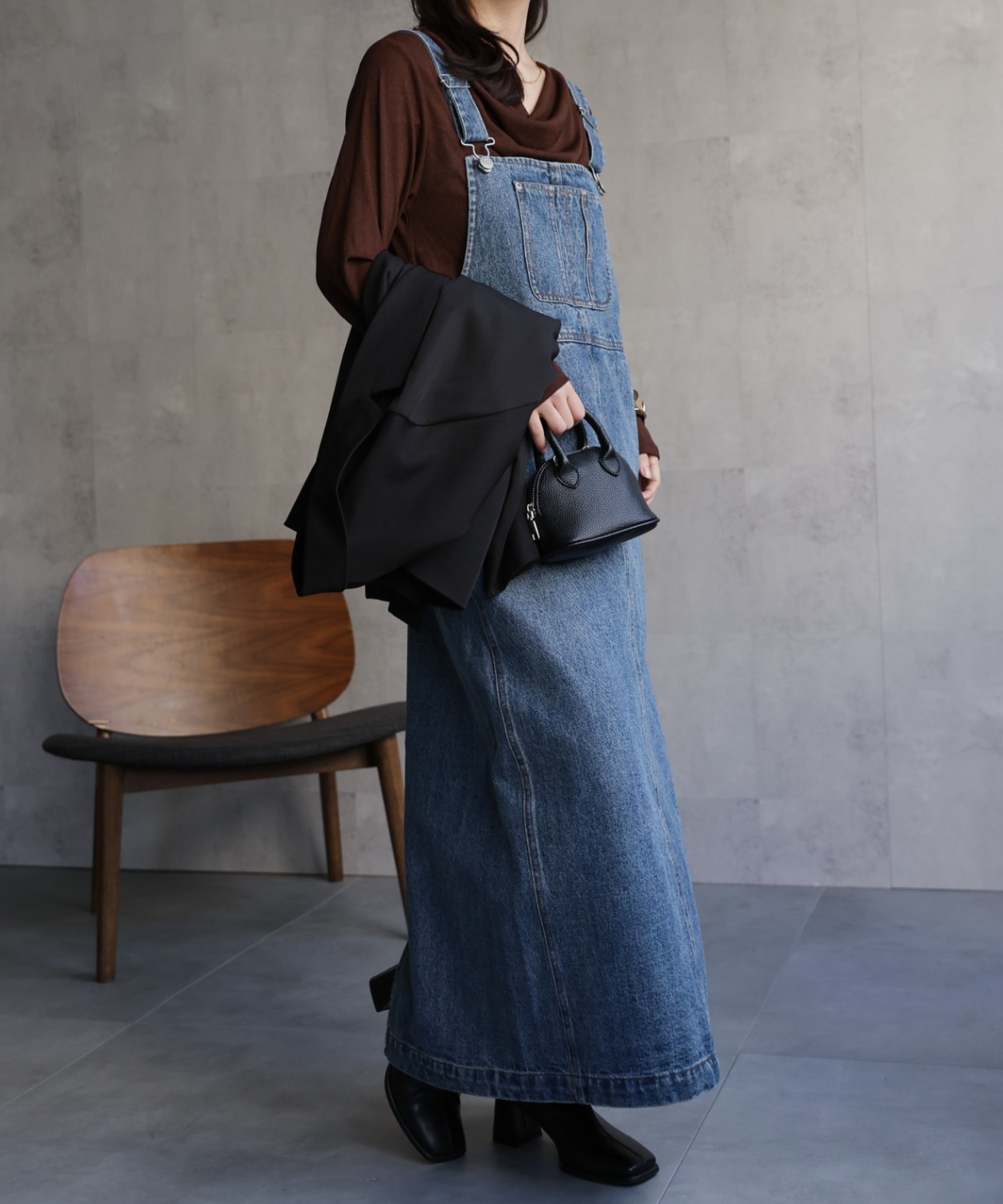 model：156cm 着用サイズ：FREE