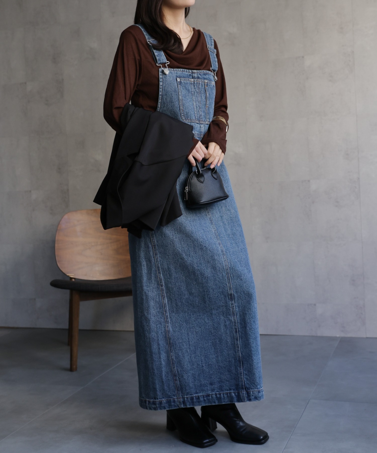 model：156cm 着用サイズ：FREE