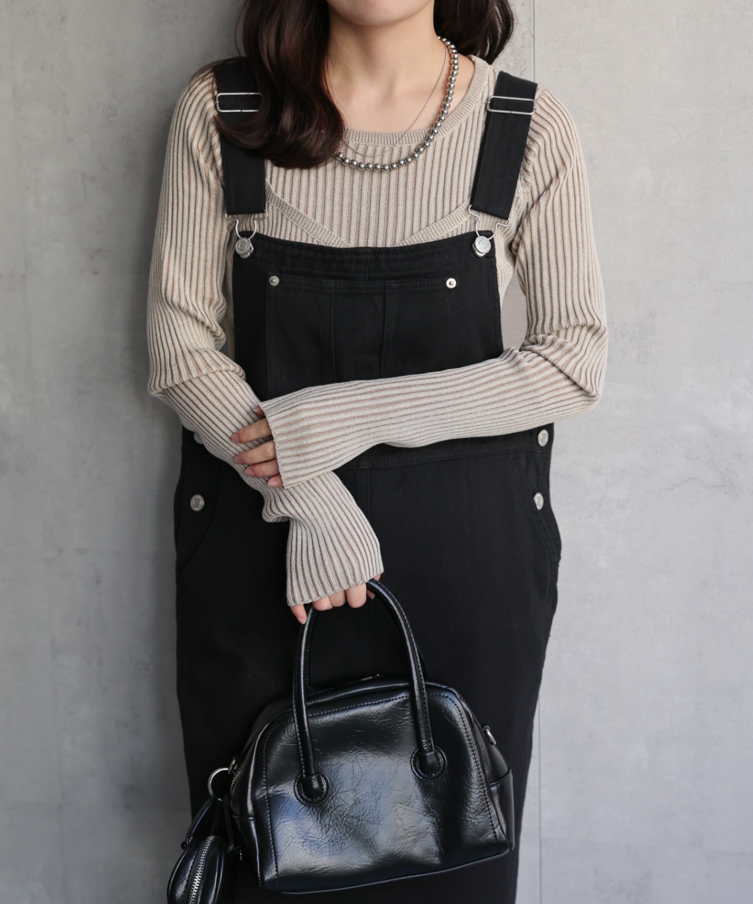 model：156cm 着用サイズ：FREE