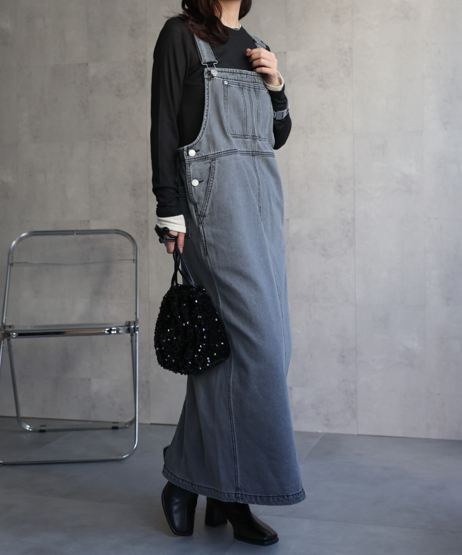 model：156cm 着用サイズ：FREE