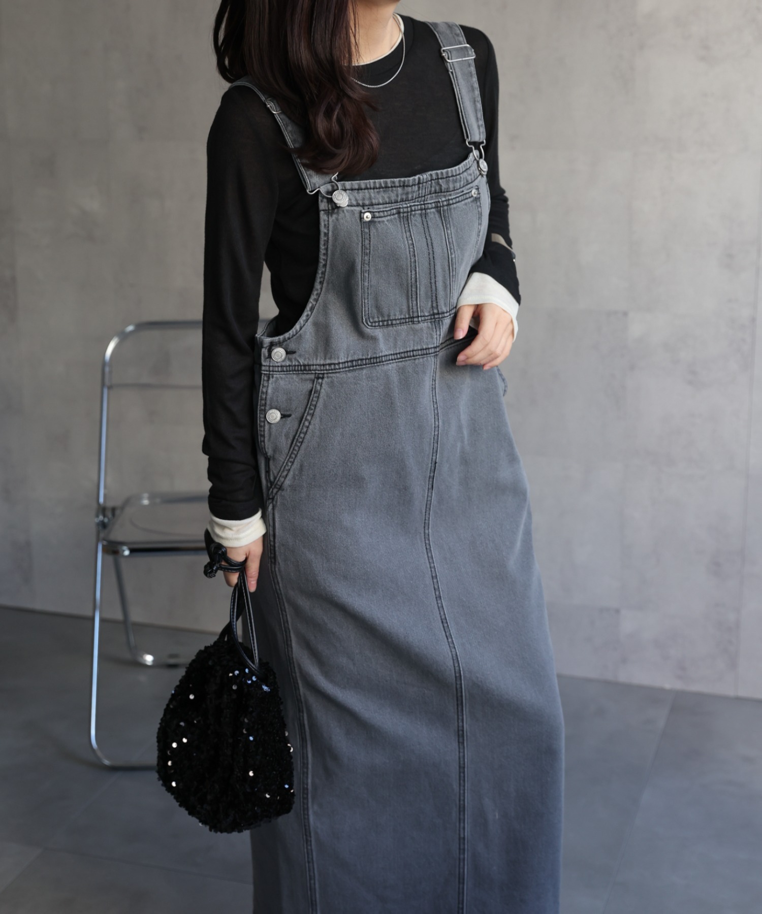 model：156cm 着用サイズ：FREE