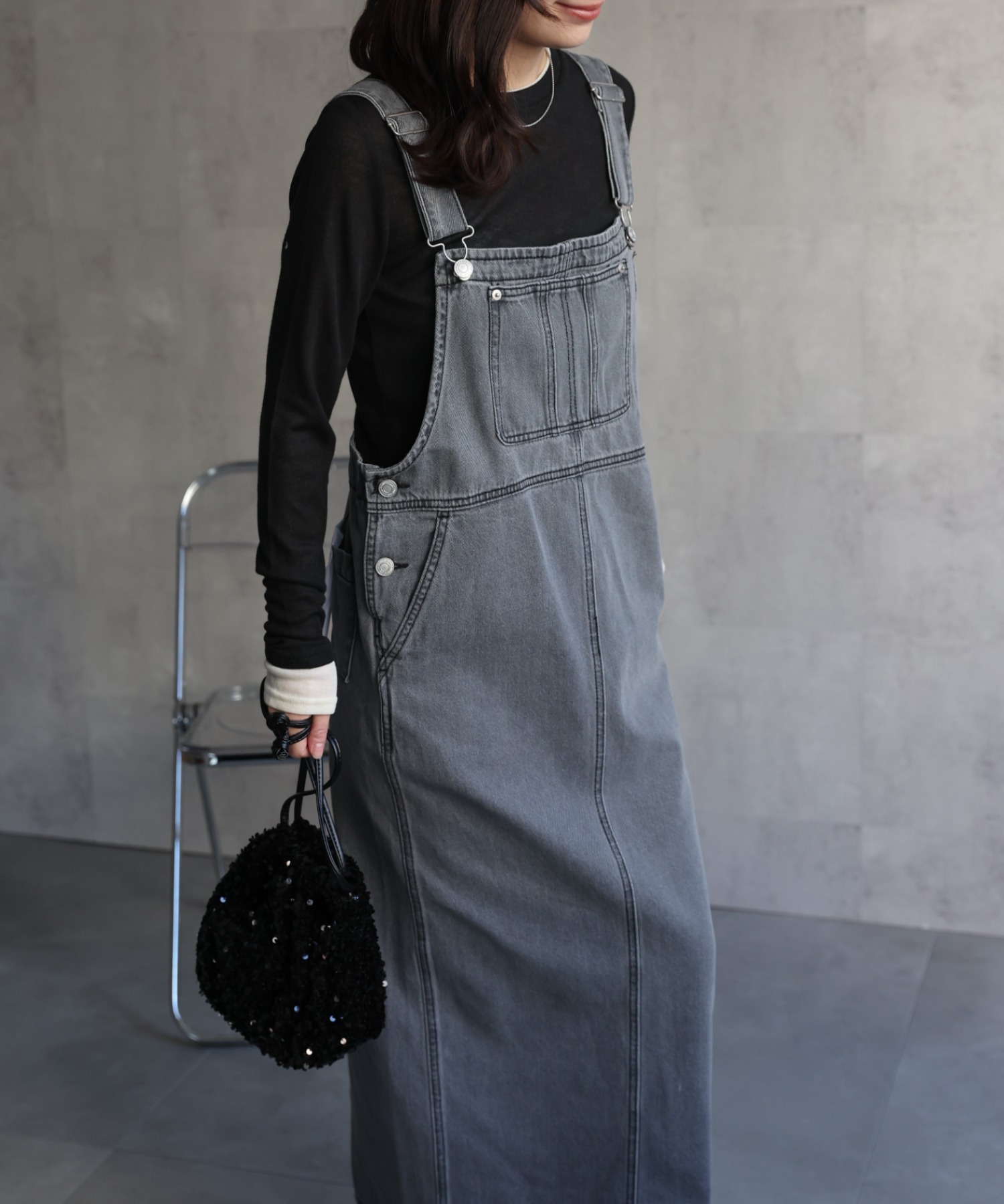 model：156cm 着用サイズ：FREE