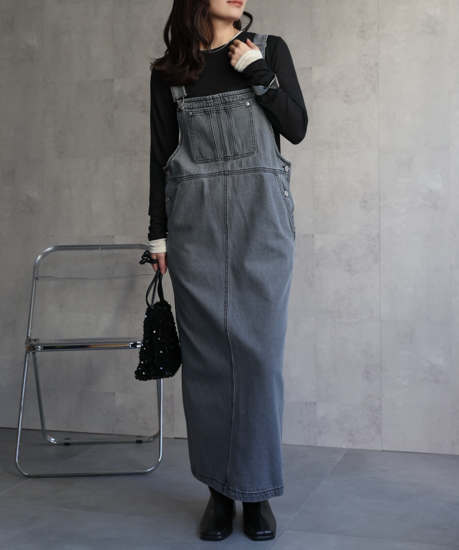 model：156cm 着用サイズ：FREE