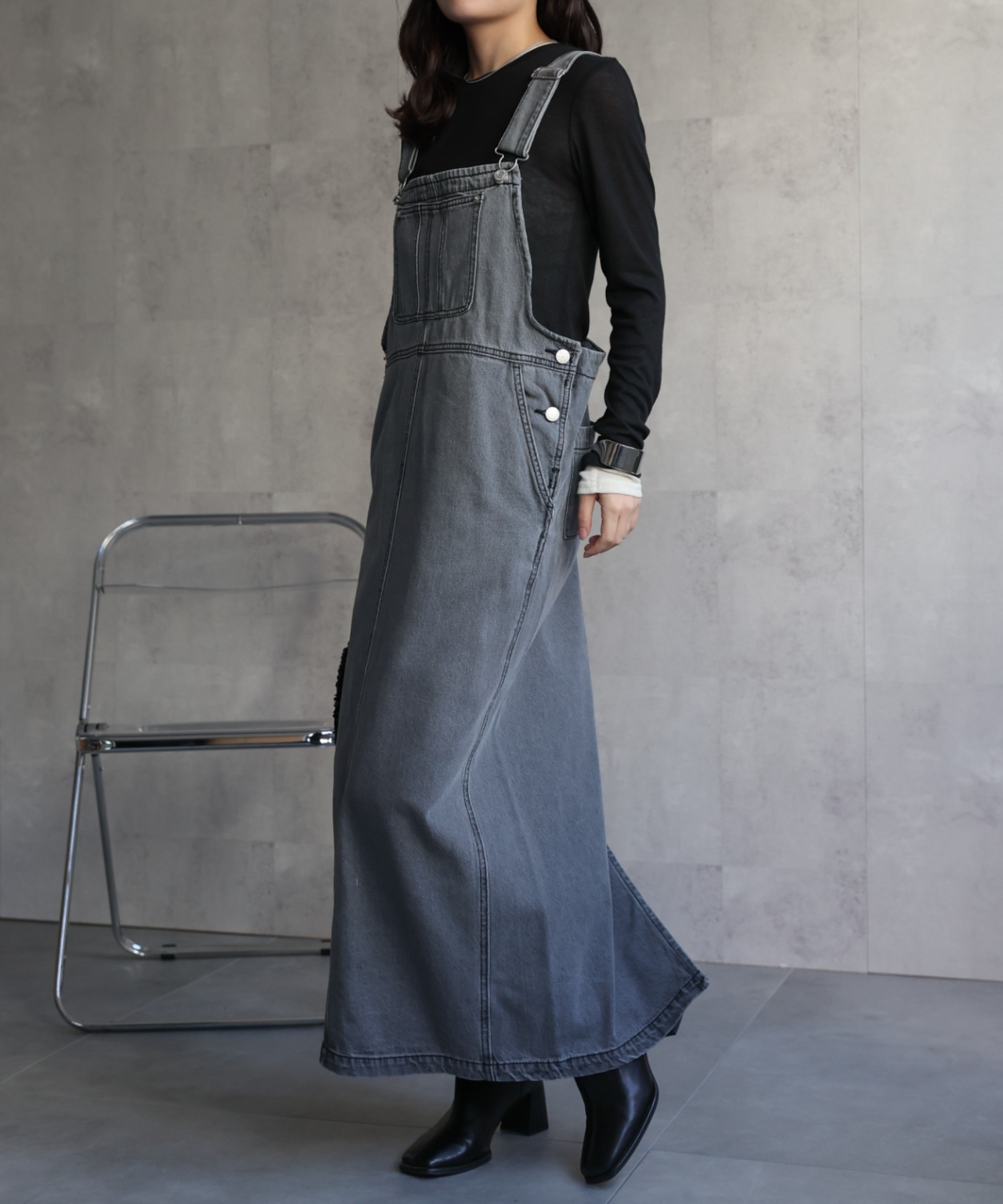 model：156cm 着用サイズ：FREE