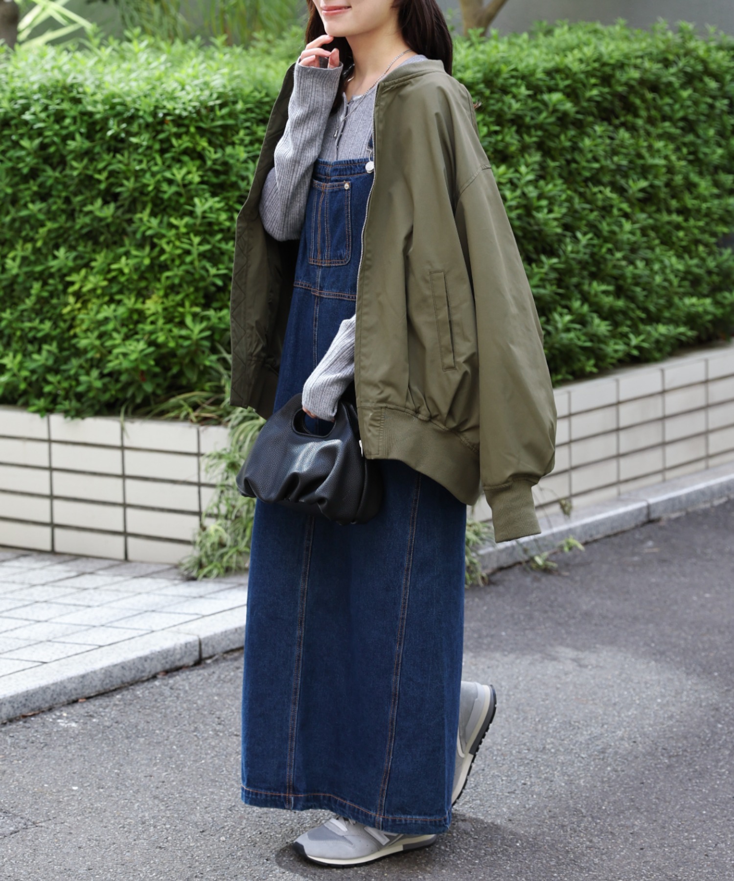 model：156cm 着用サイズ：FREE