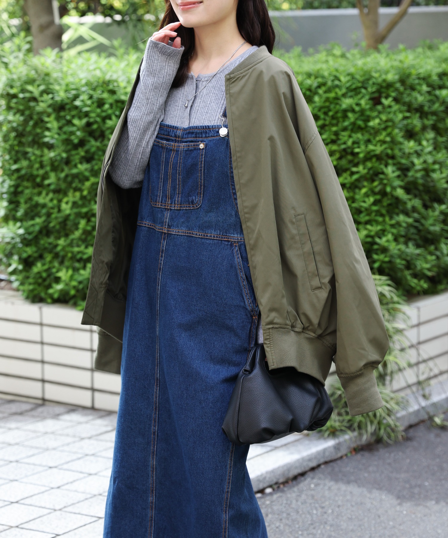 model：156cm 着用サイズ：FREE