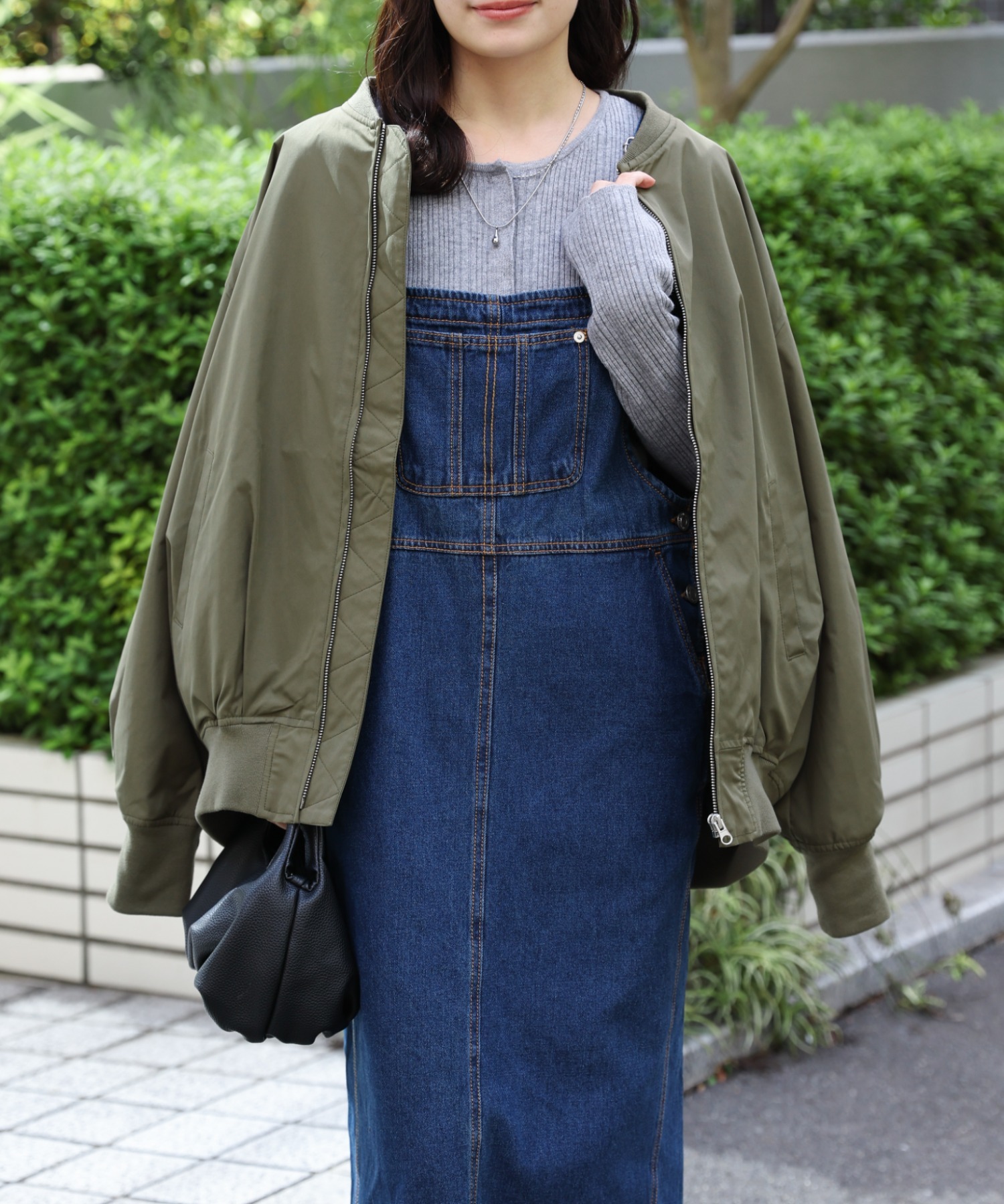 model：156cm 着用サイズ：FREE