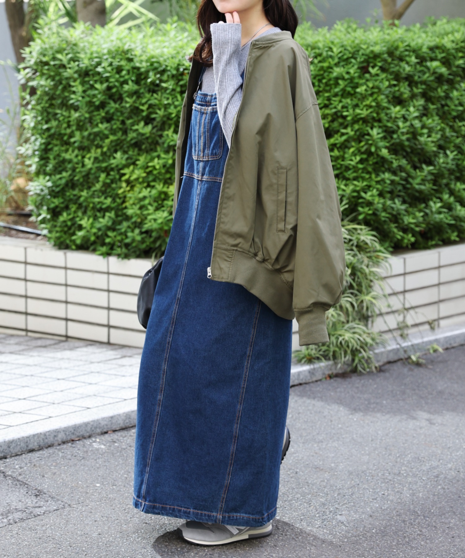 model：156cm 着用サイズ：FREE