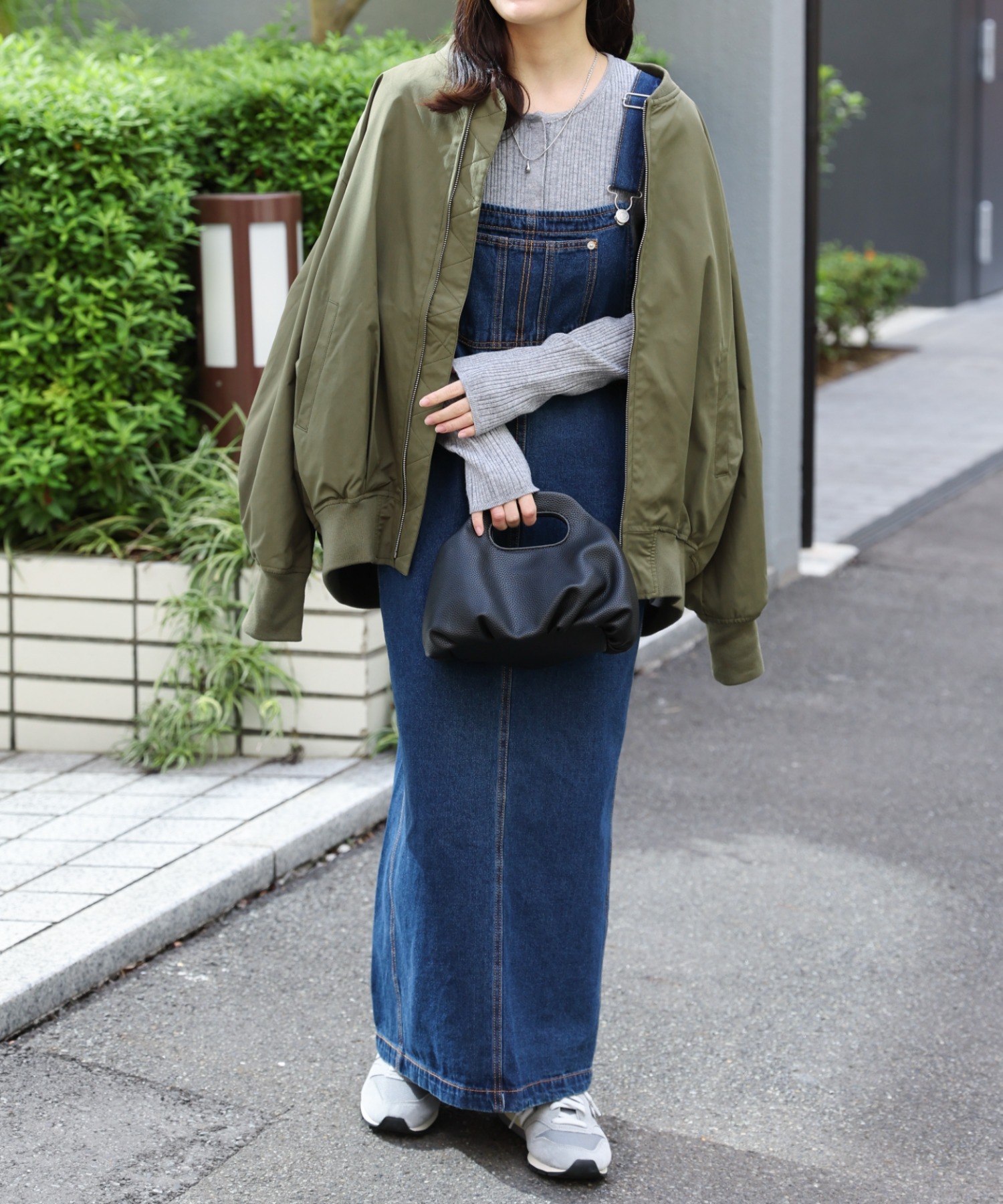 model：156cm 着用サイズ：FREE