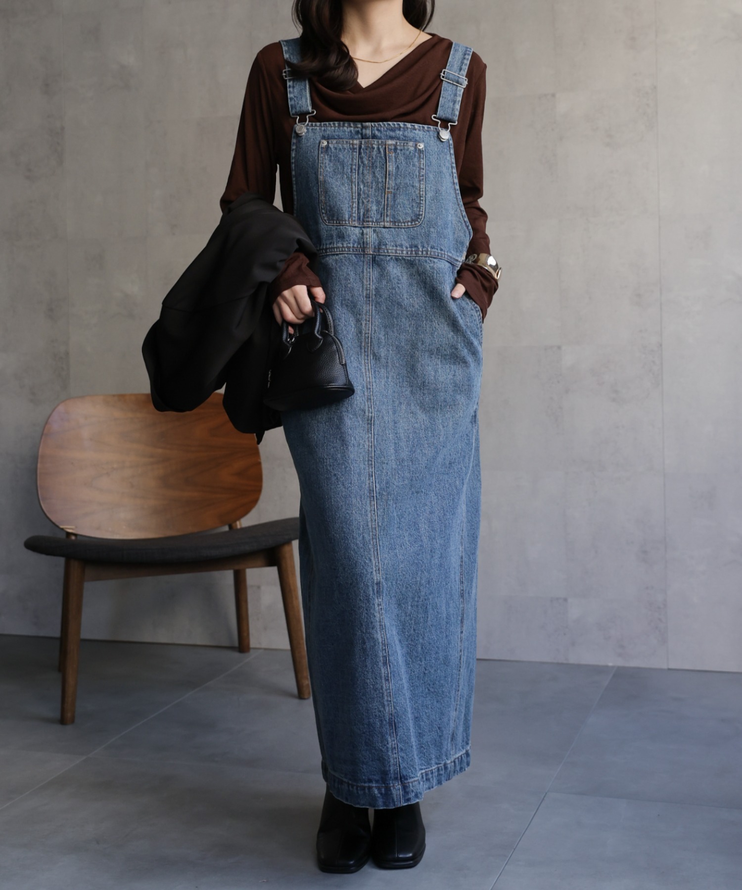 model：156cm 着用サイズ：FREE
