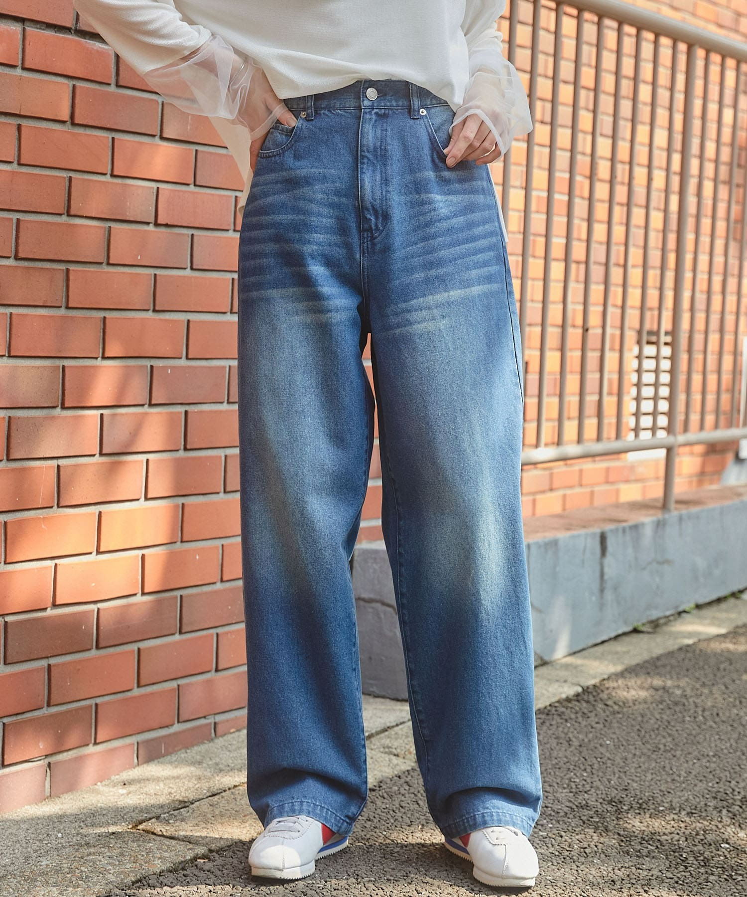 クイックドライ ストレートデニムパンツ【THE CRAFT CREW