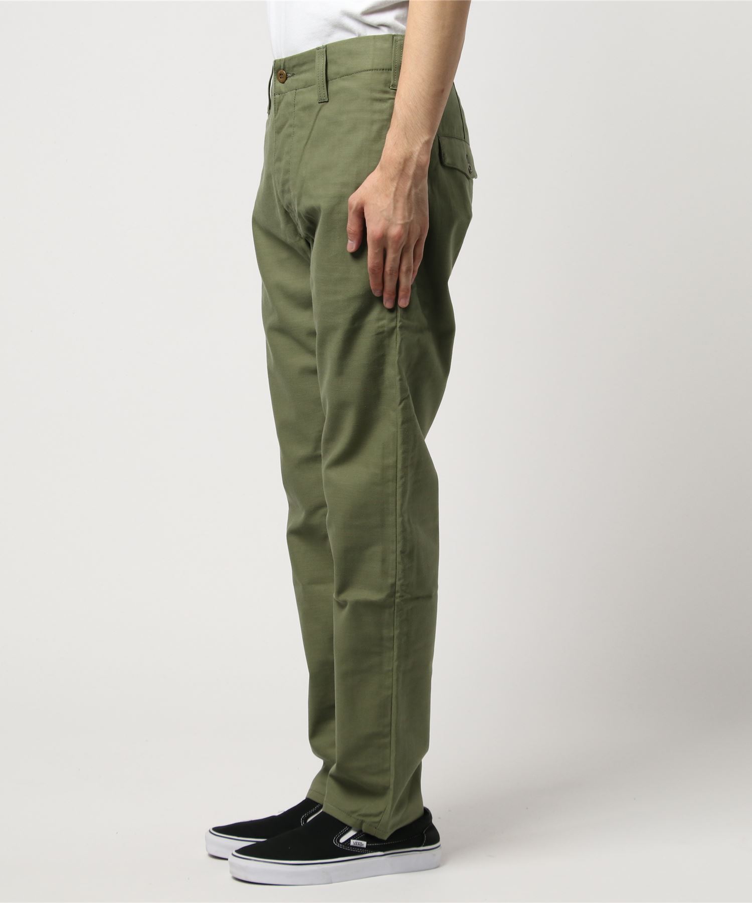 regular anton army sateen selvage