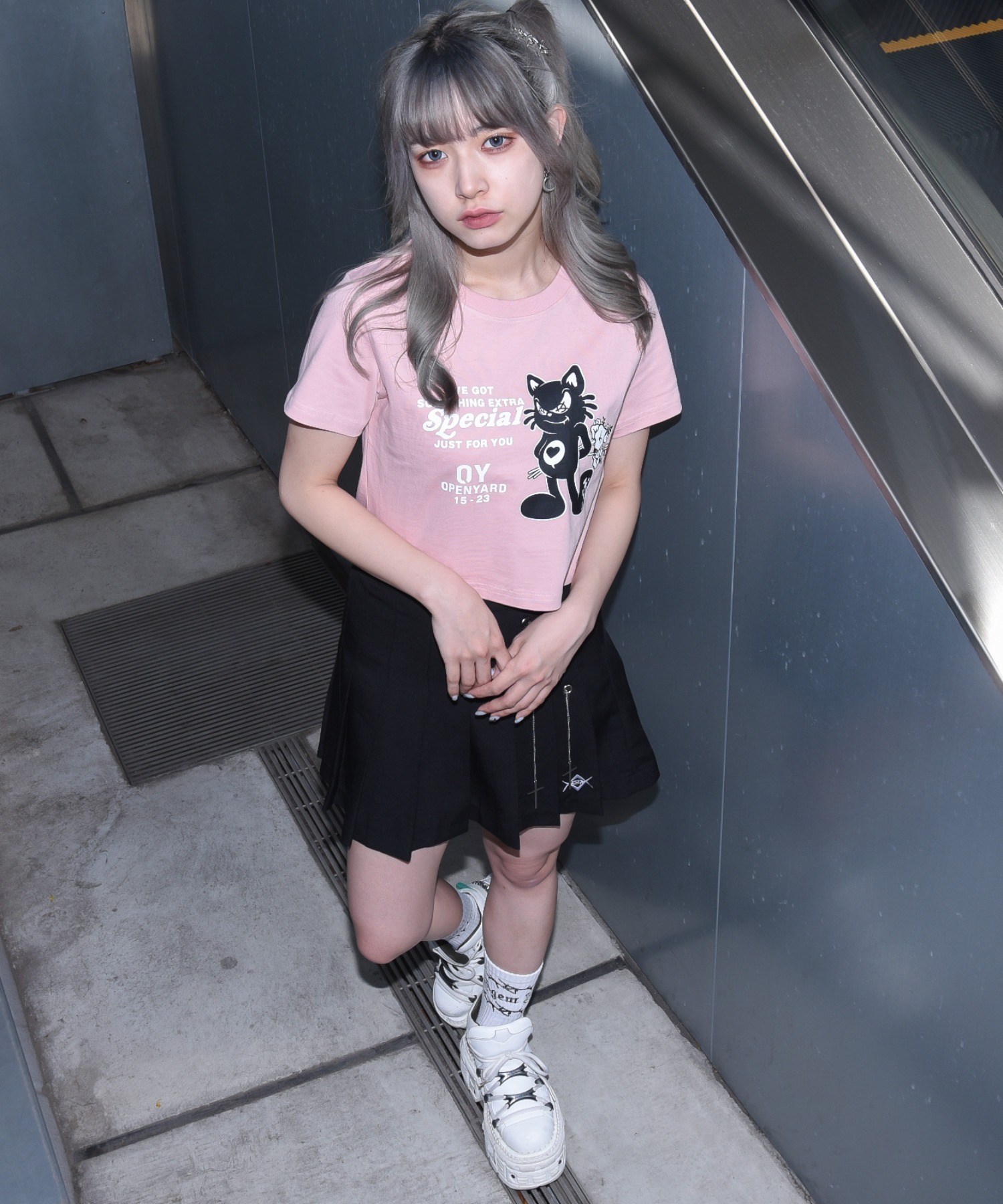 OY tシャツ 「OY/オーワイ」 BLACK CAT/ブラックキャット 半袖