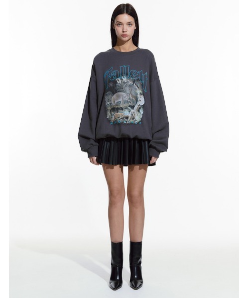 A'GEM/9 × .kom『FALLETT/ファレット』SERENGETI SWEATSHIRT