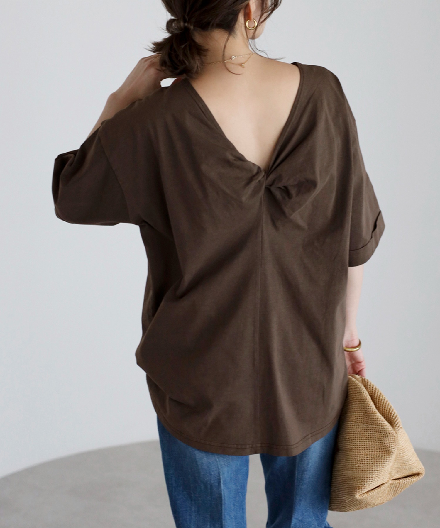model：H158 着用サイズ：FREE