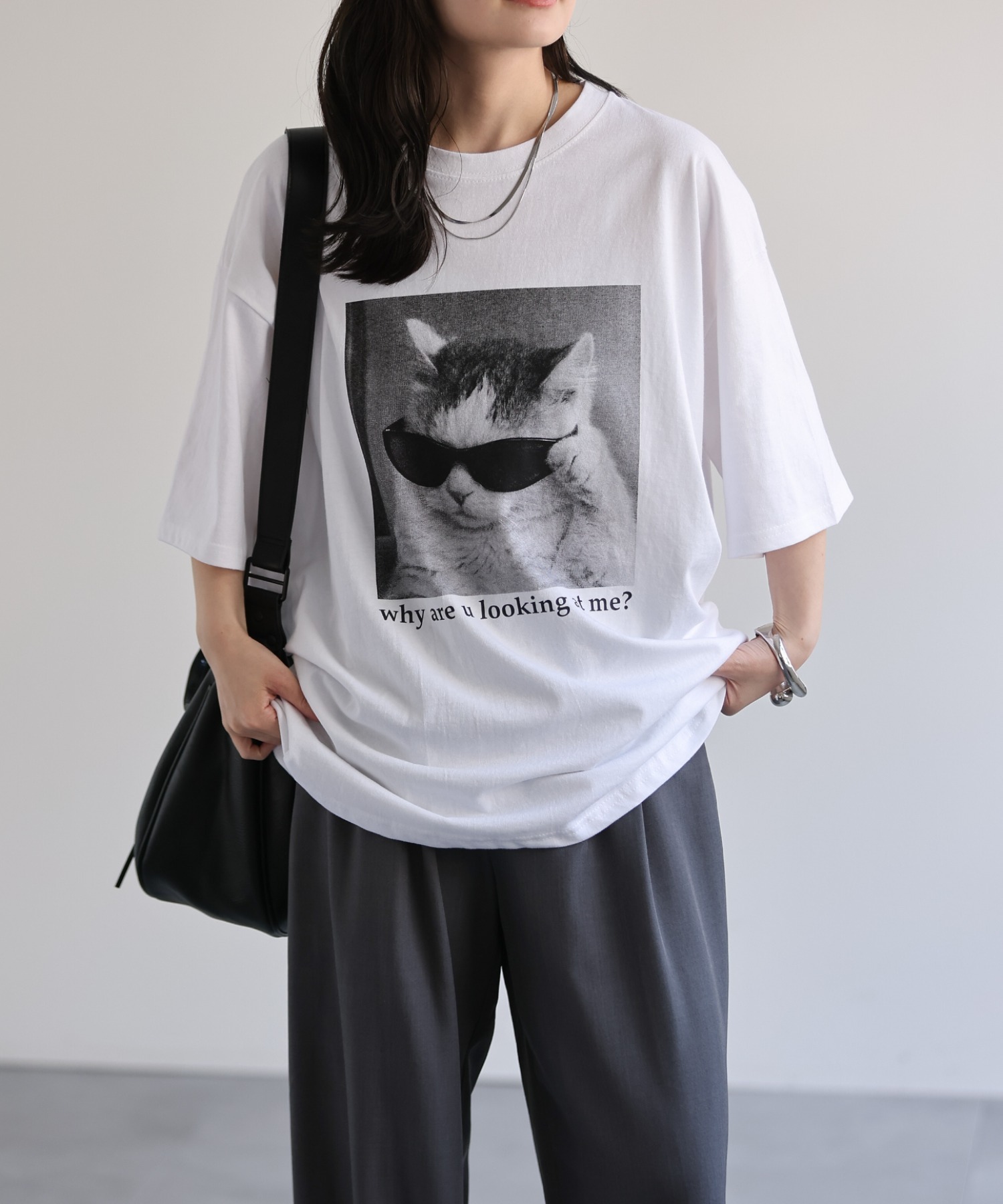 model：156cm 着用サイズ：FREE