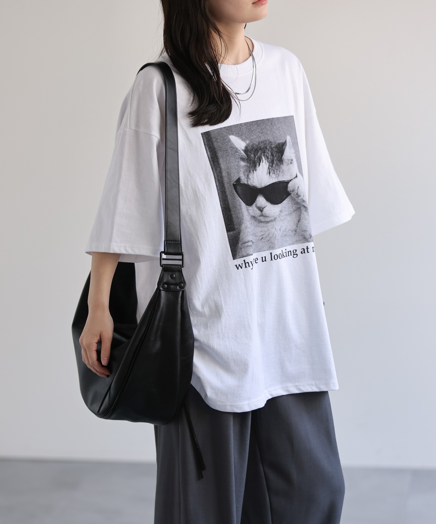model：156cm 着用サイズ：FREE