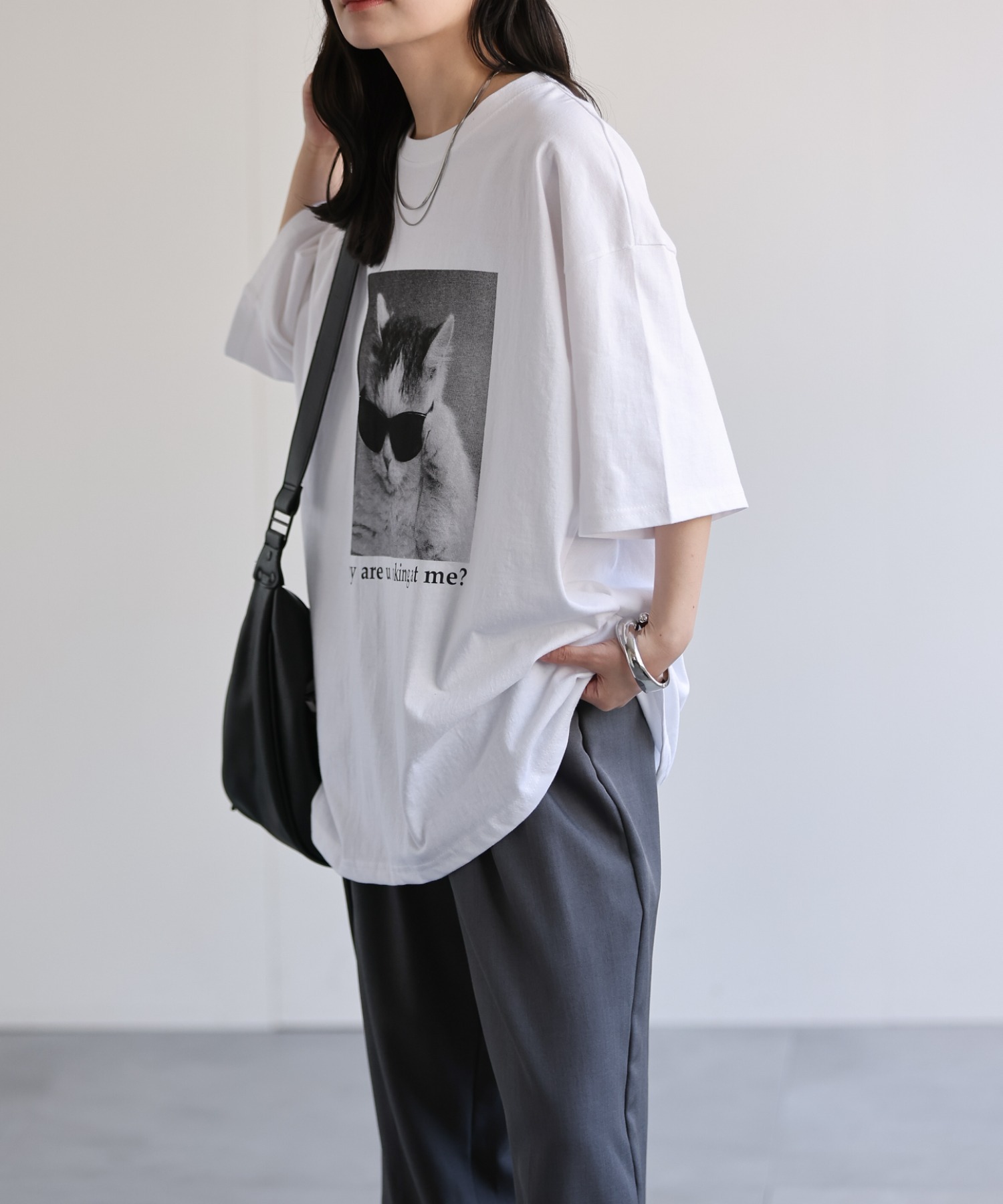 model：156cm 着用サイズ：FREE
