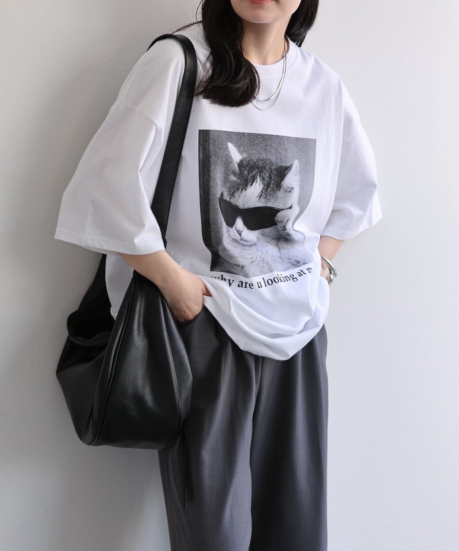 model：156cm 着用サイズ：FREE
