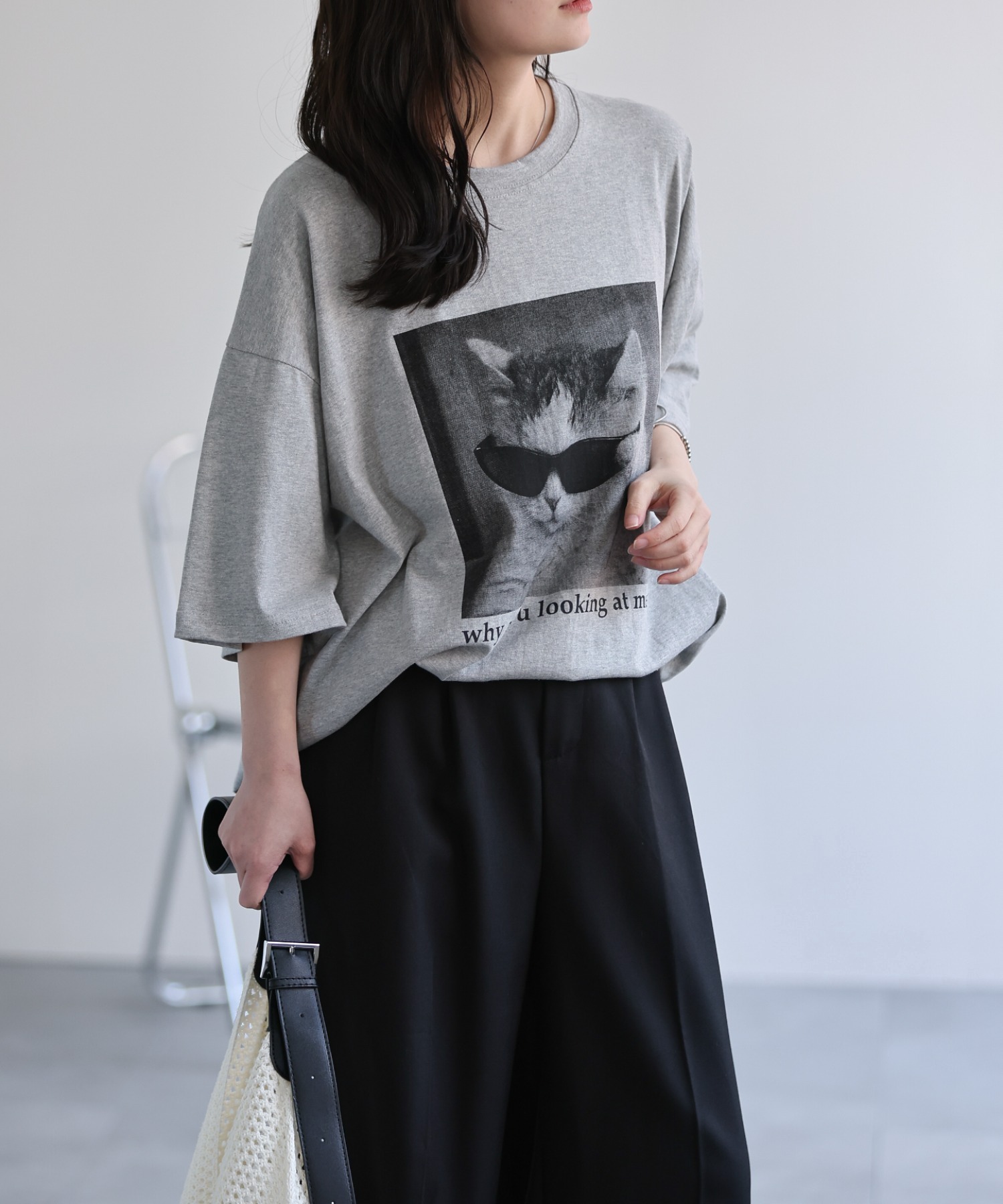 model：156cm 着用サイズ：FREE