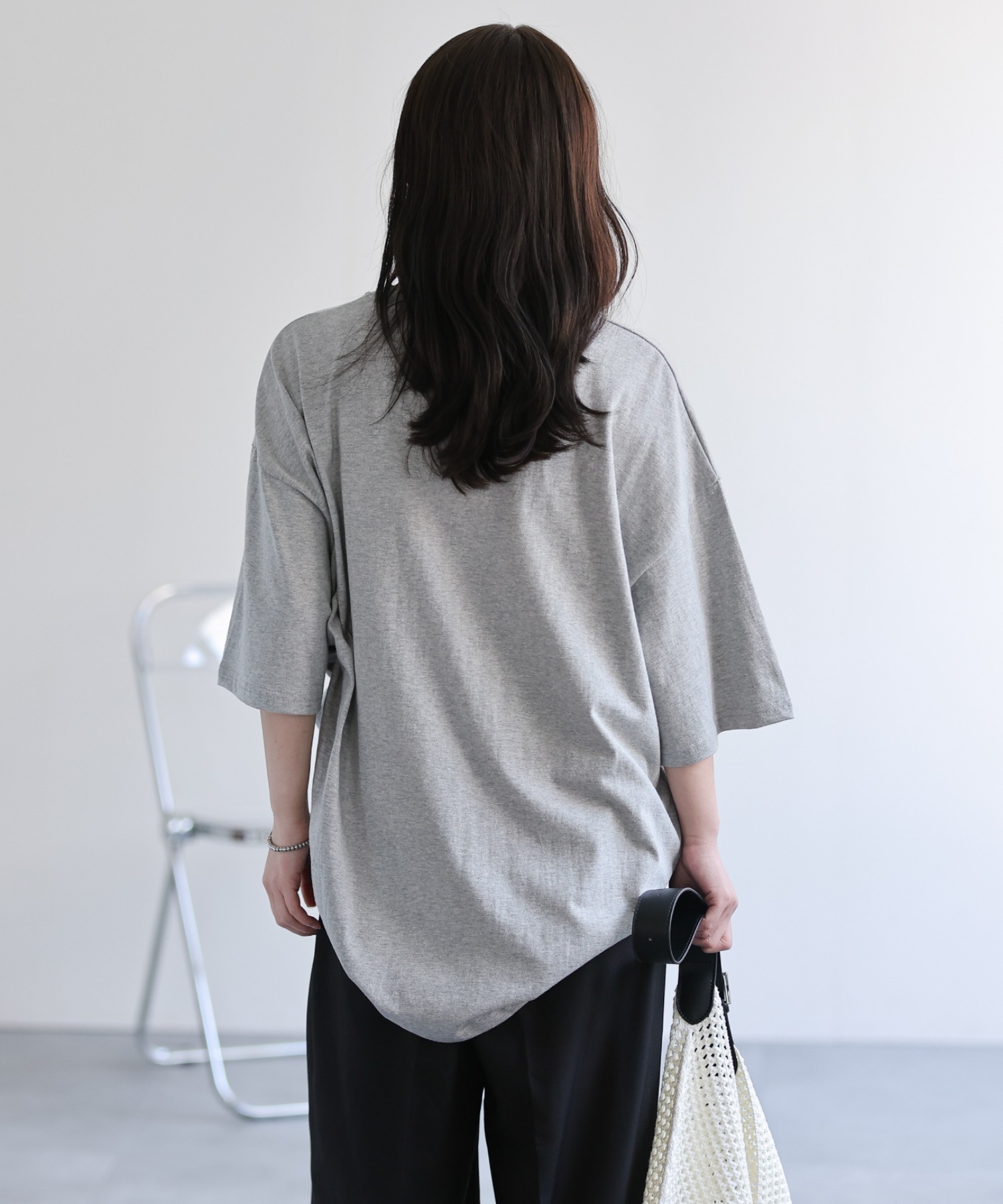 model：156cm 着用サイズ：FREE