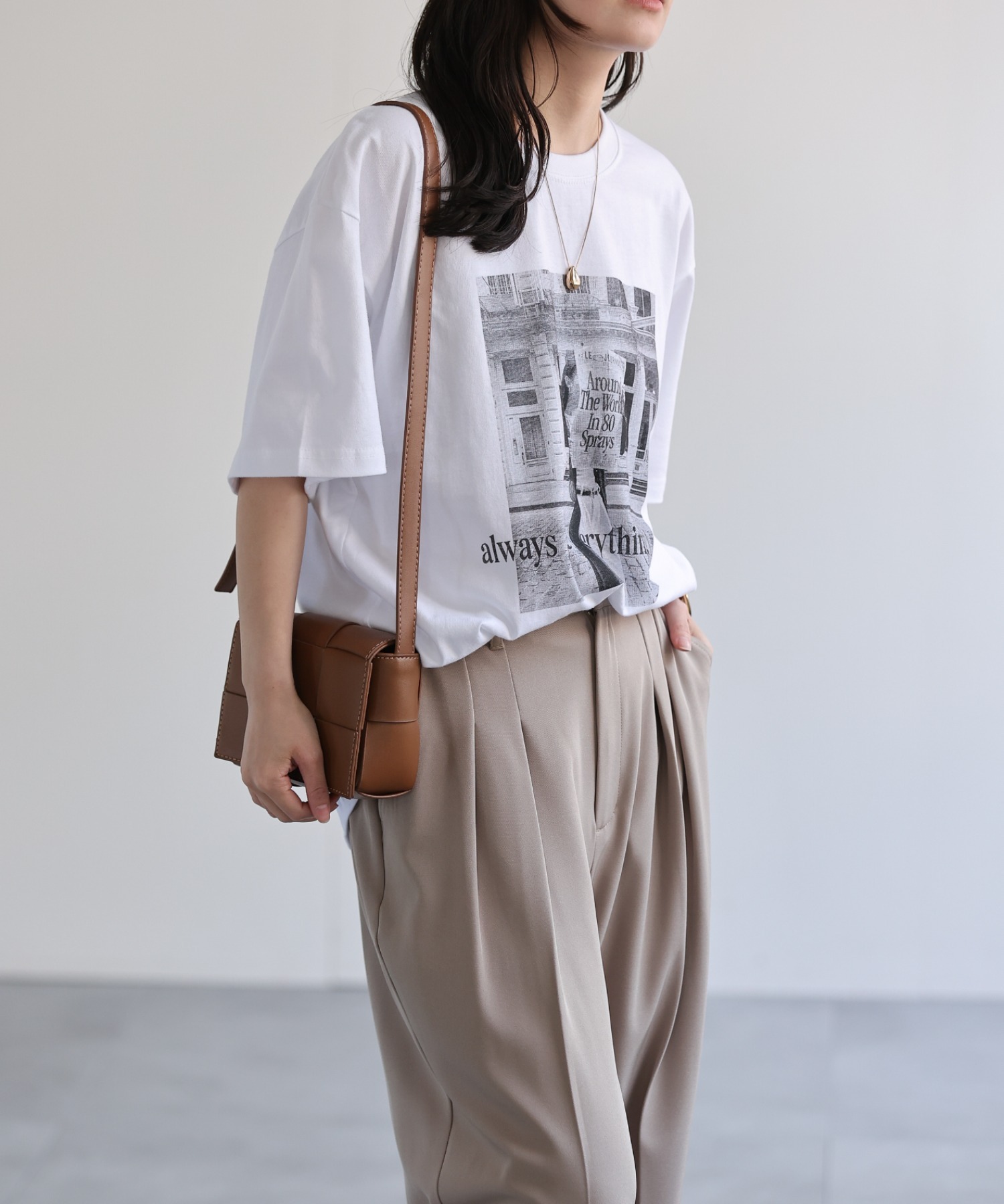 model：156cm 着用サイズ：FREE