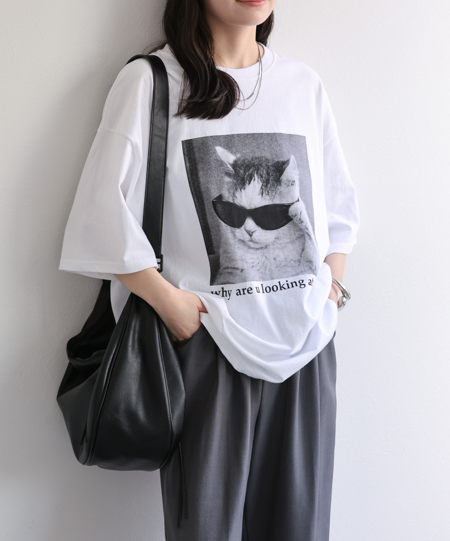 model：156cm 着用サイズ：FREE