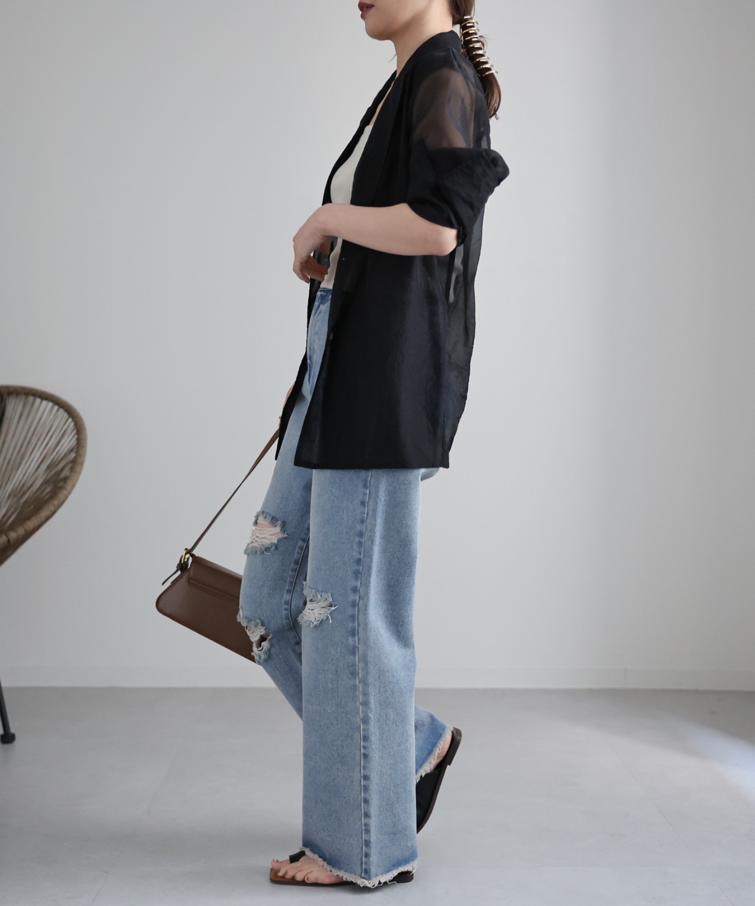 model:162cm  着用サイズ:FREE