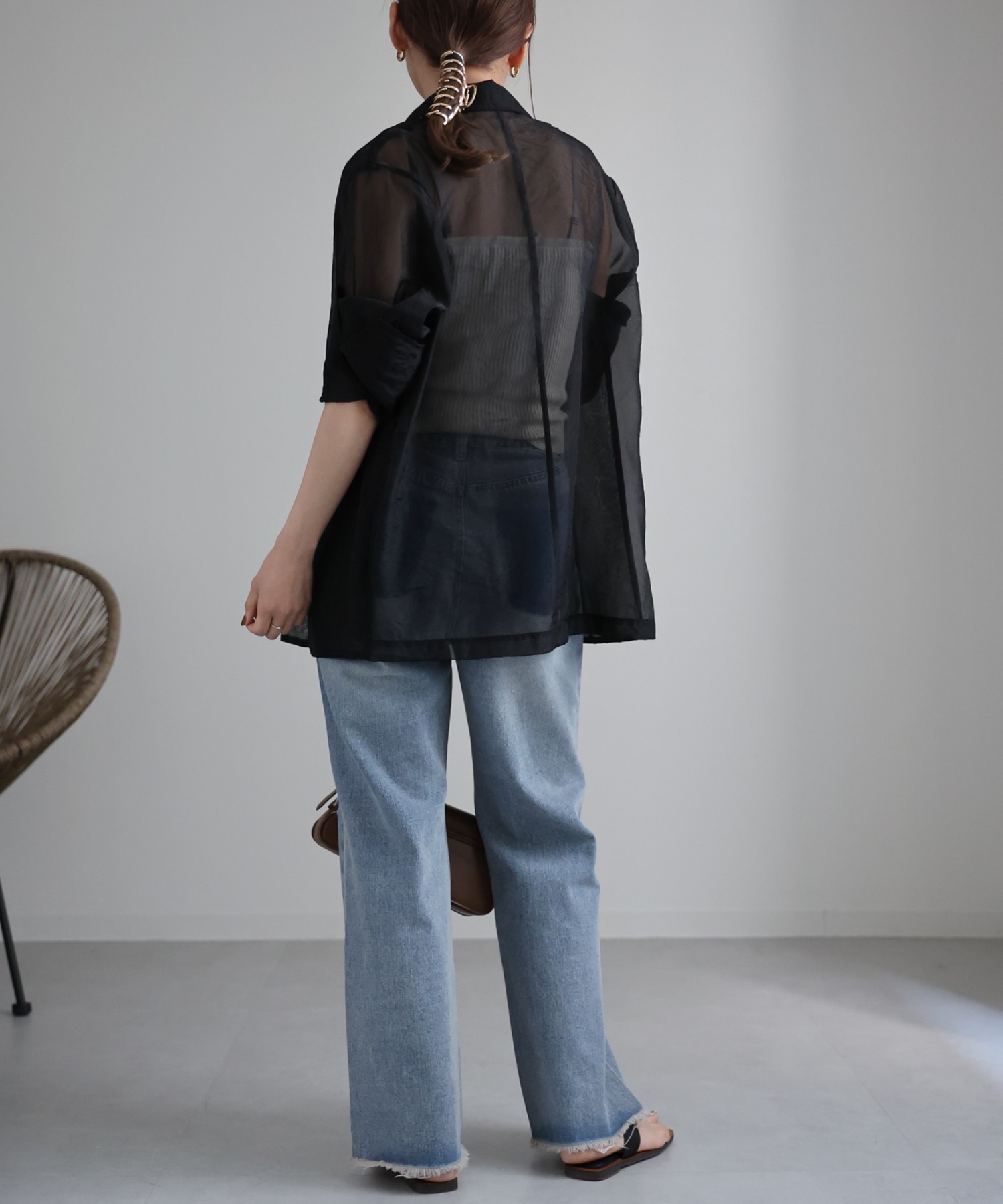 model:162cm  着用サイズ:FREE