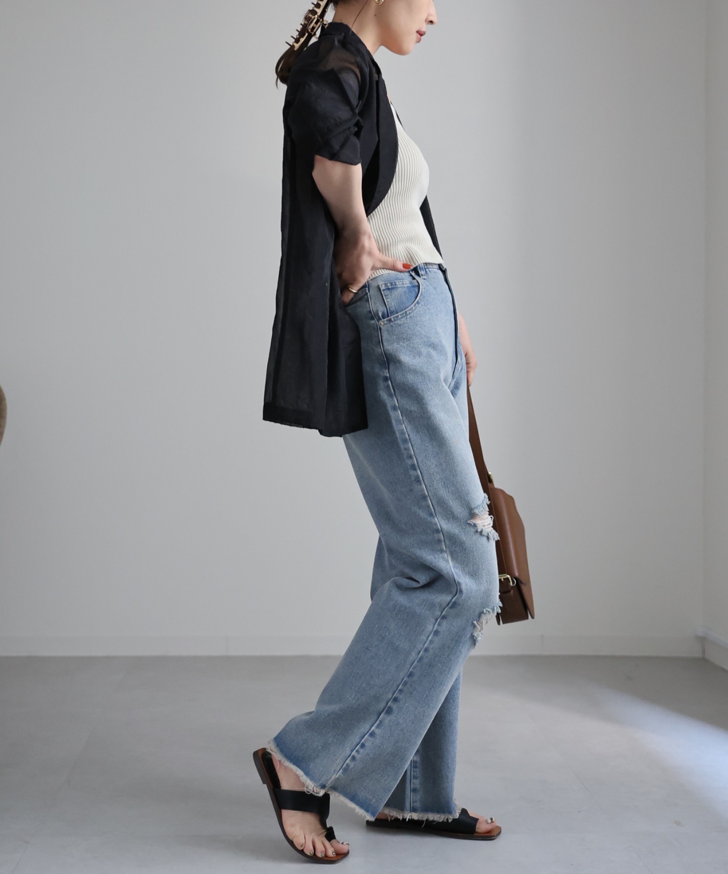 model:162cm  着用サイズ:FREE
