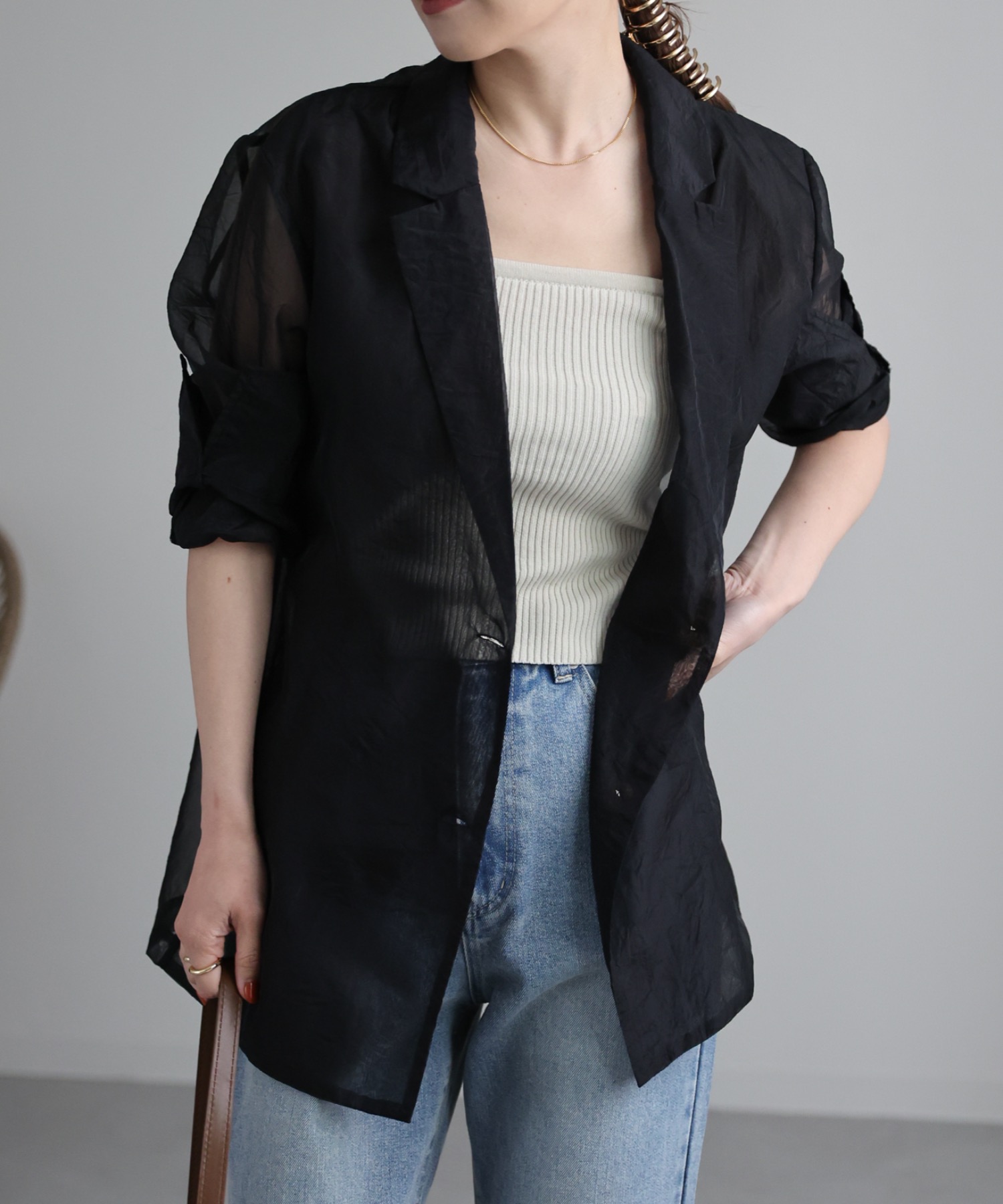 model:162cm  着用サイズ:FREE