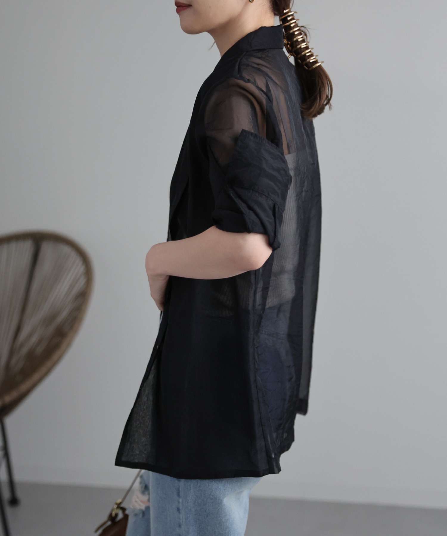 model:162cm  着用サイズ:FREE