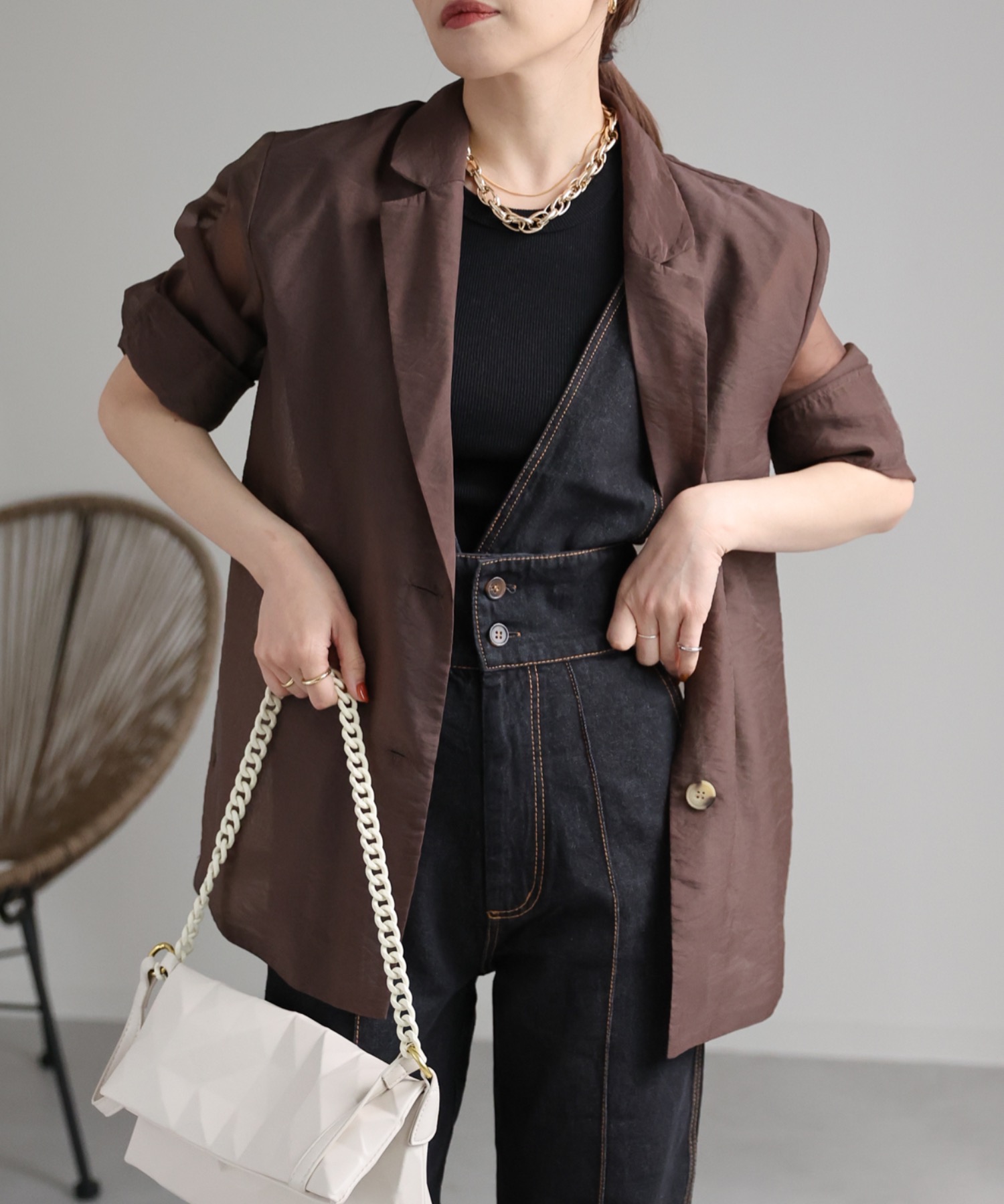 model:162cm  着用サイズ:FREE