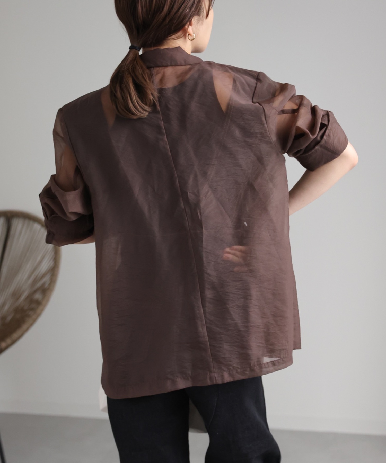 model:162cm  着用サイズ:FREE