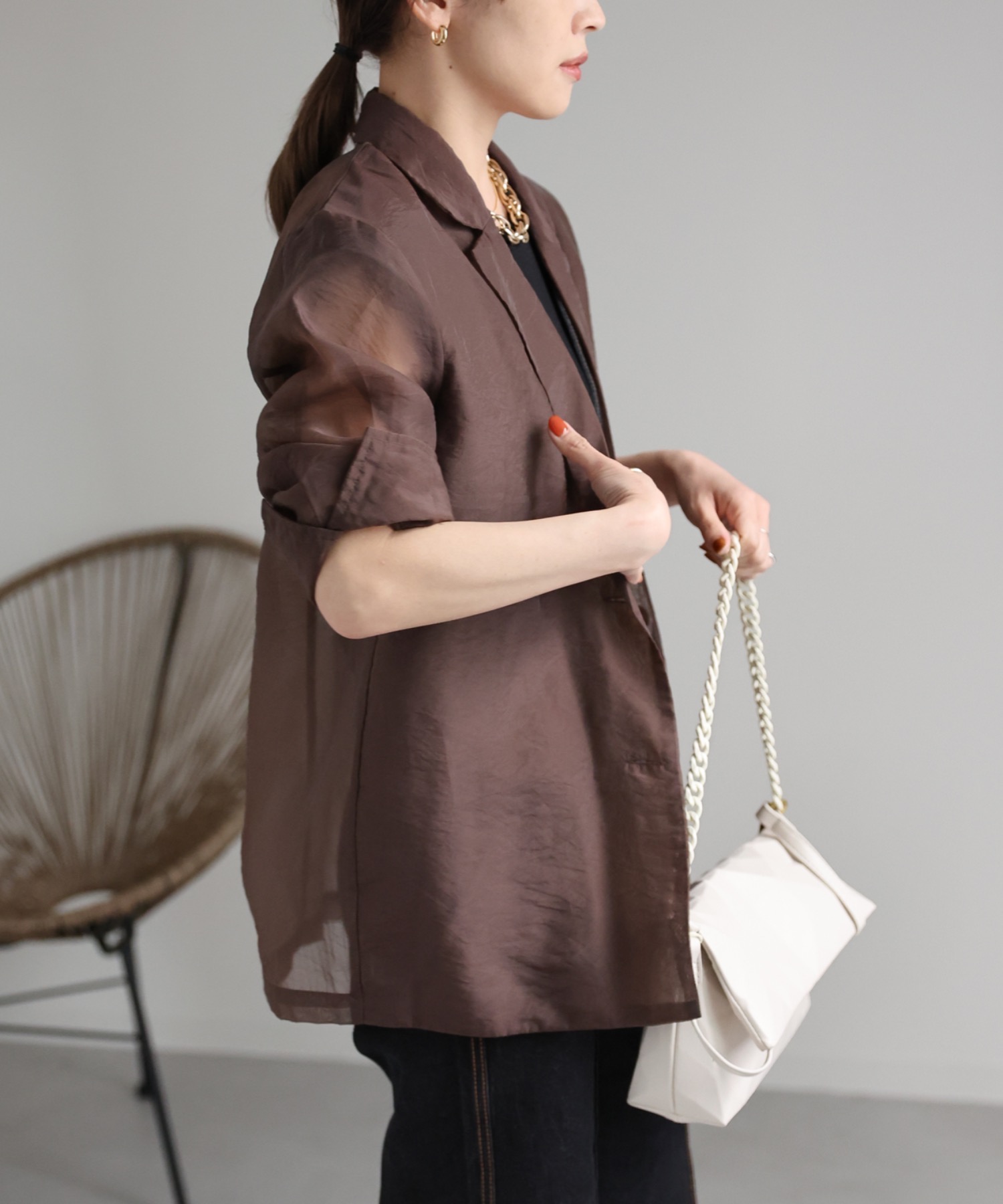 model:162cm  着用サイズ:FREE
