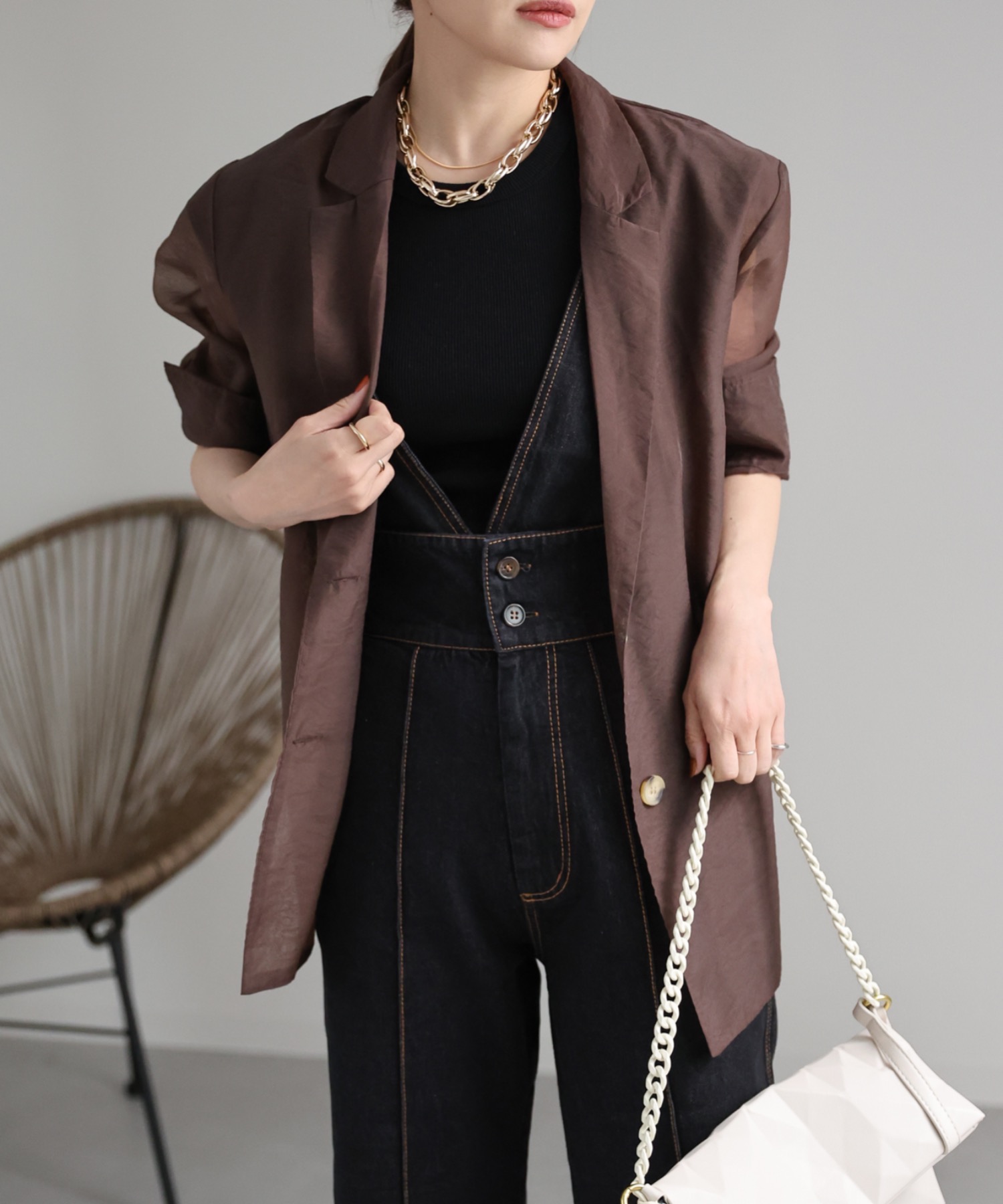 model:162cm  着用サイズ:FREE