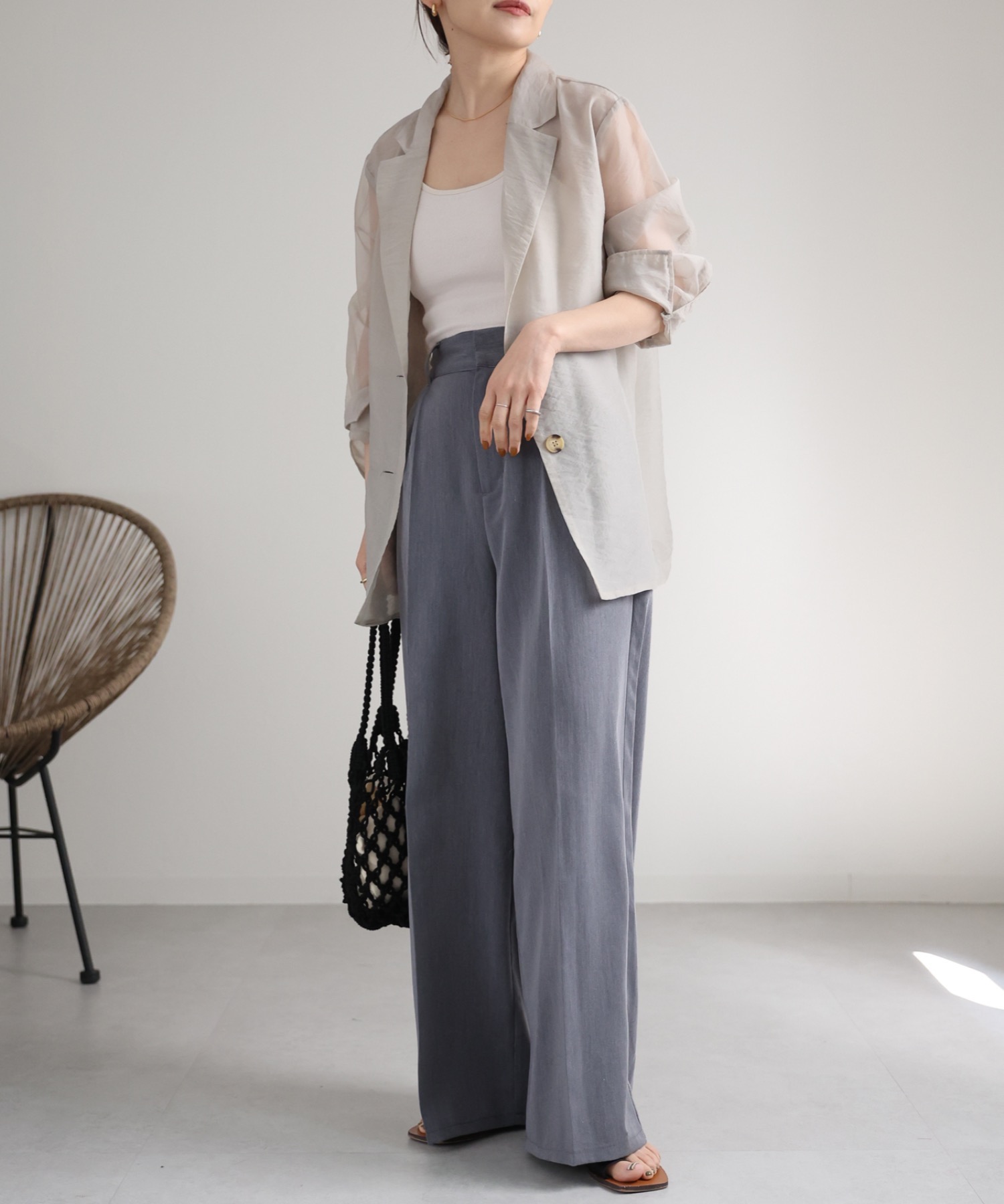 model:162cm  着用サイズ:FREE