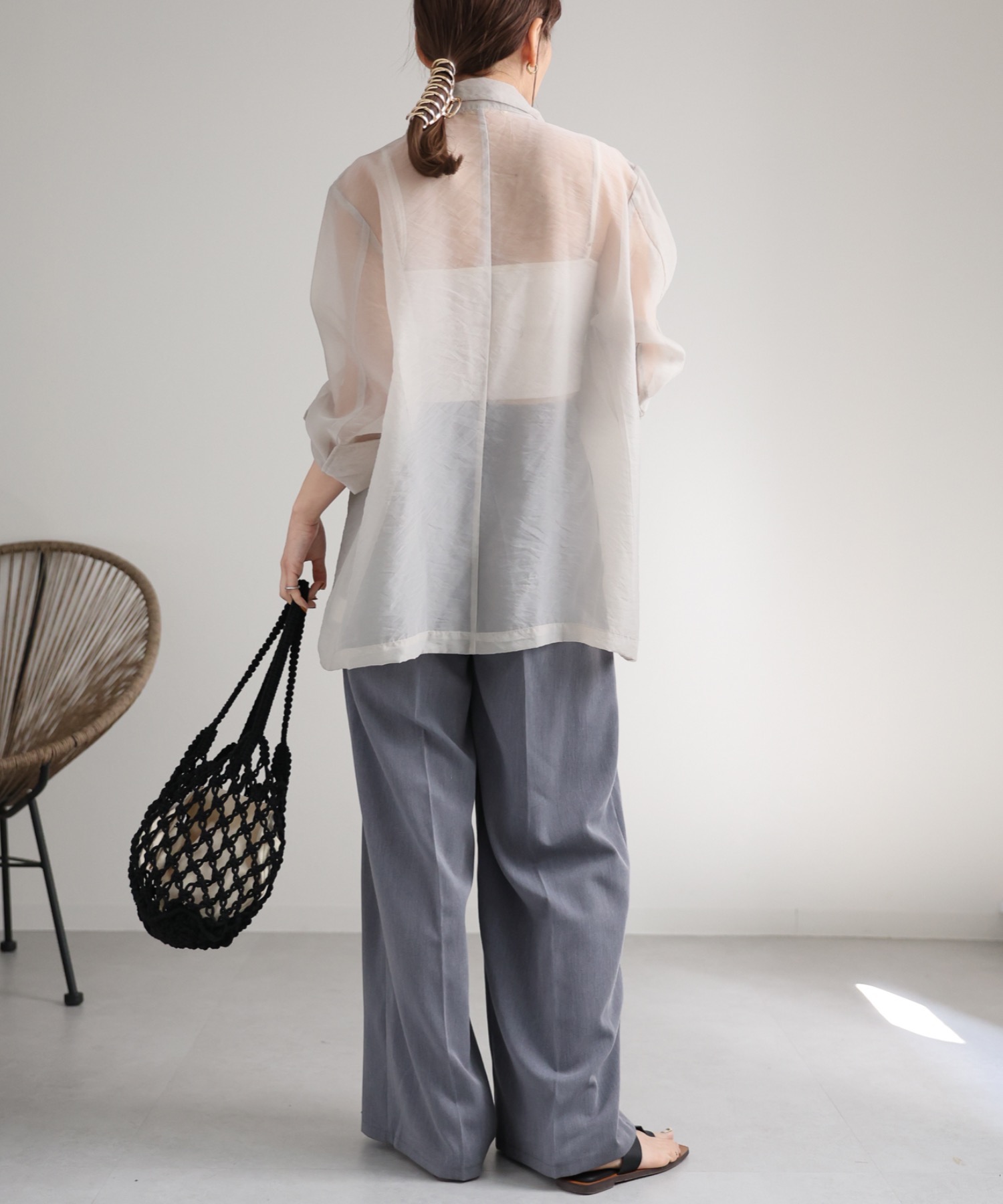 model:162cm  着用サイズ:FREE