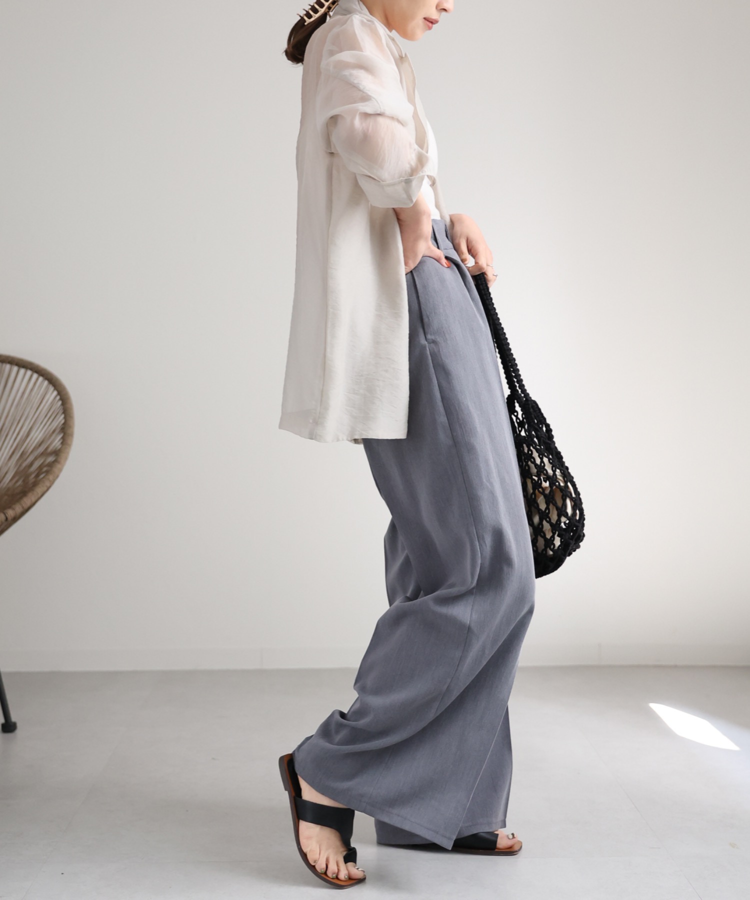 model:162cm  着用サイズ:FREE