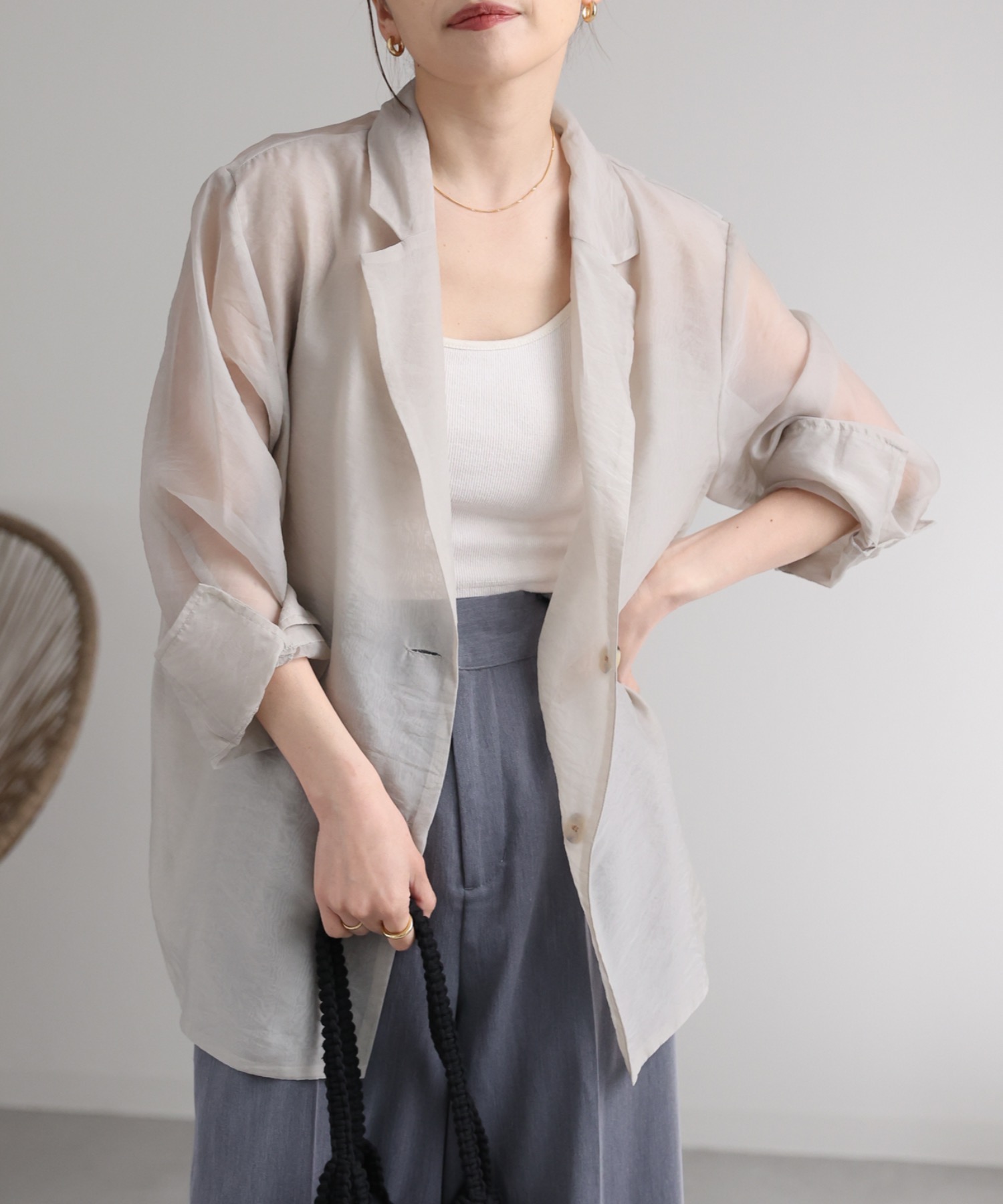 model:162cm  着用サイズ:FREE