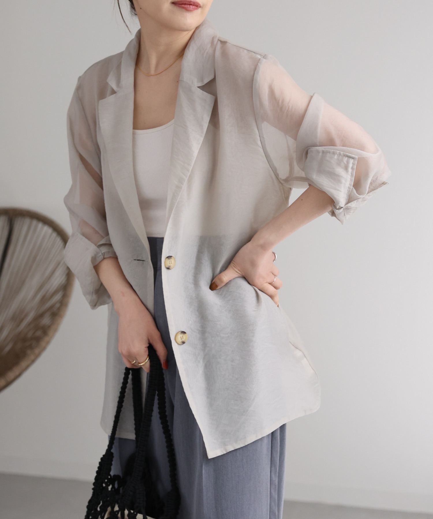 model:162cm  着用サイズ:FREE