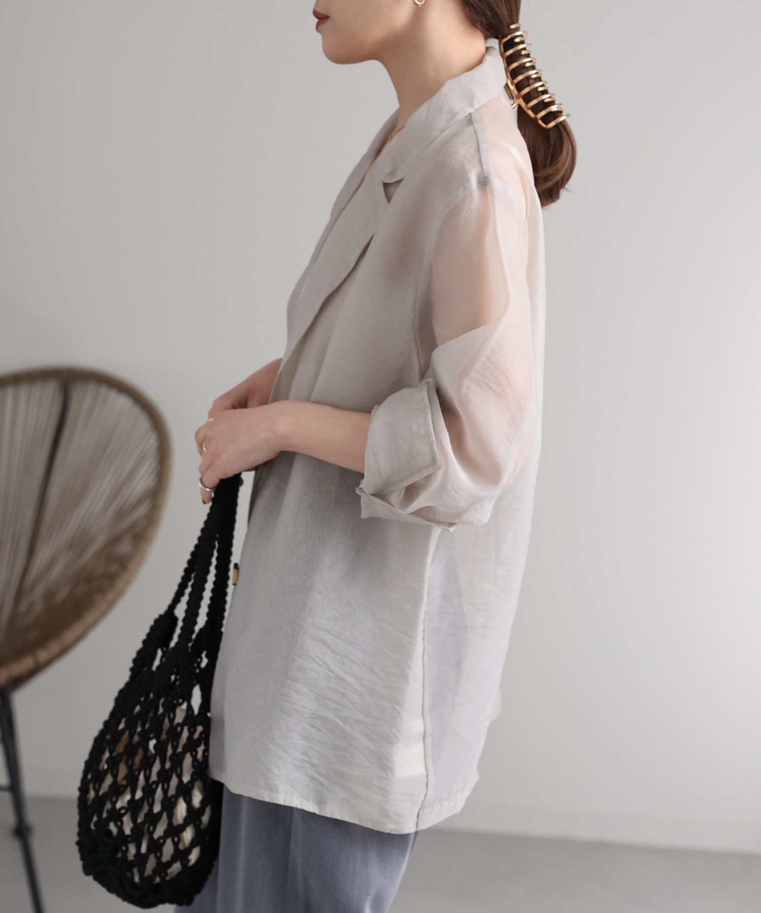 model:162cm  着用サイズ:FREE