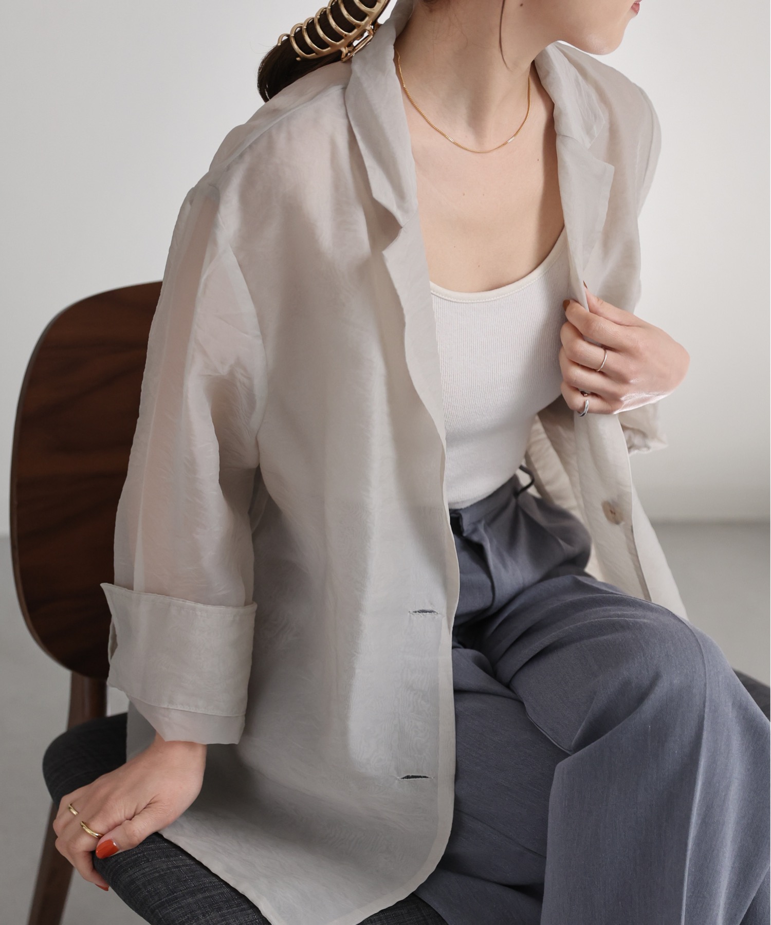 model:162cm  着用サイズ:FREE