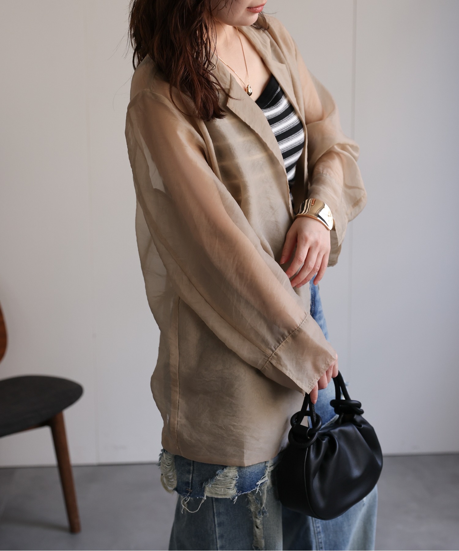 model:156cm  着用サイズ:FREE