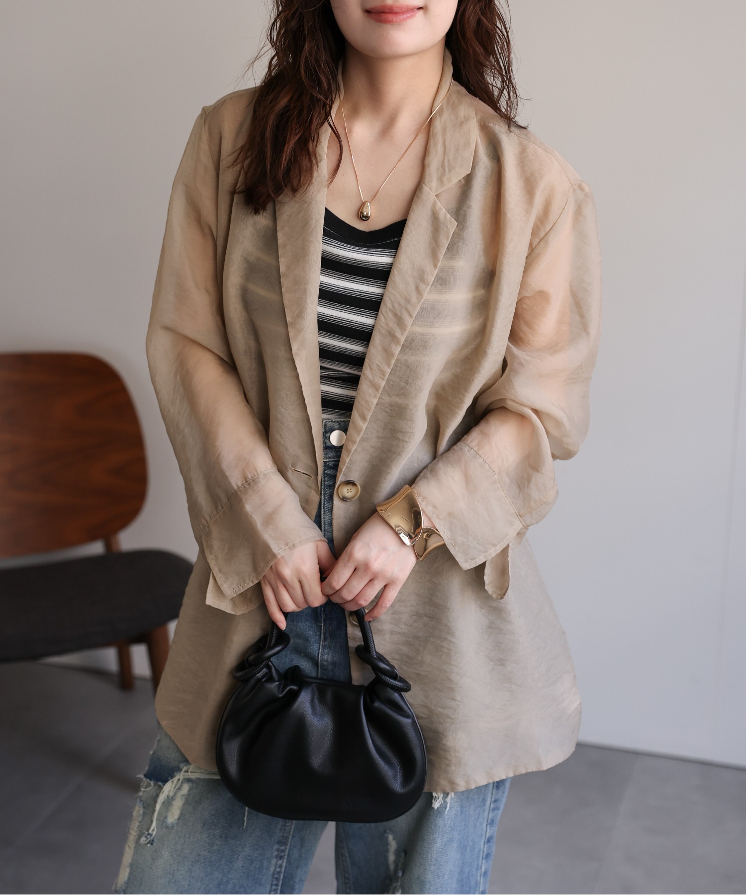 model:156cm  着用サイズ:FREE