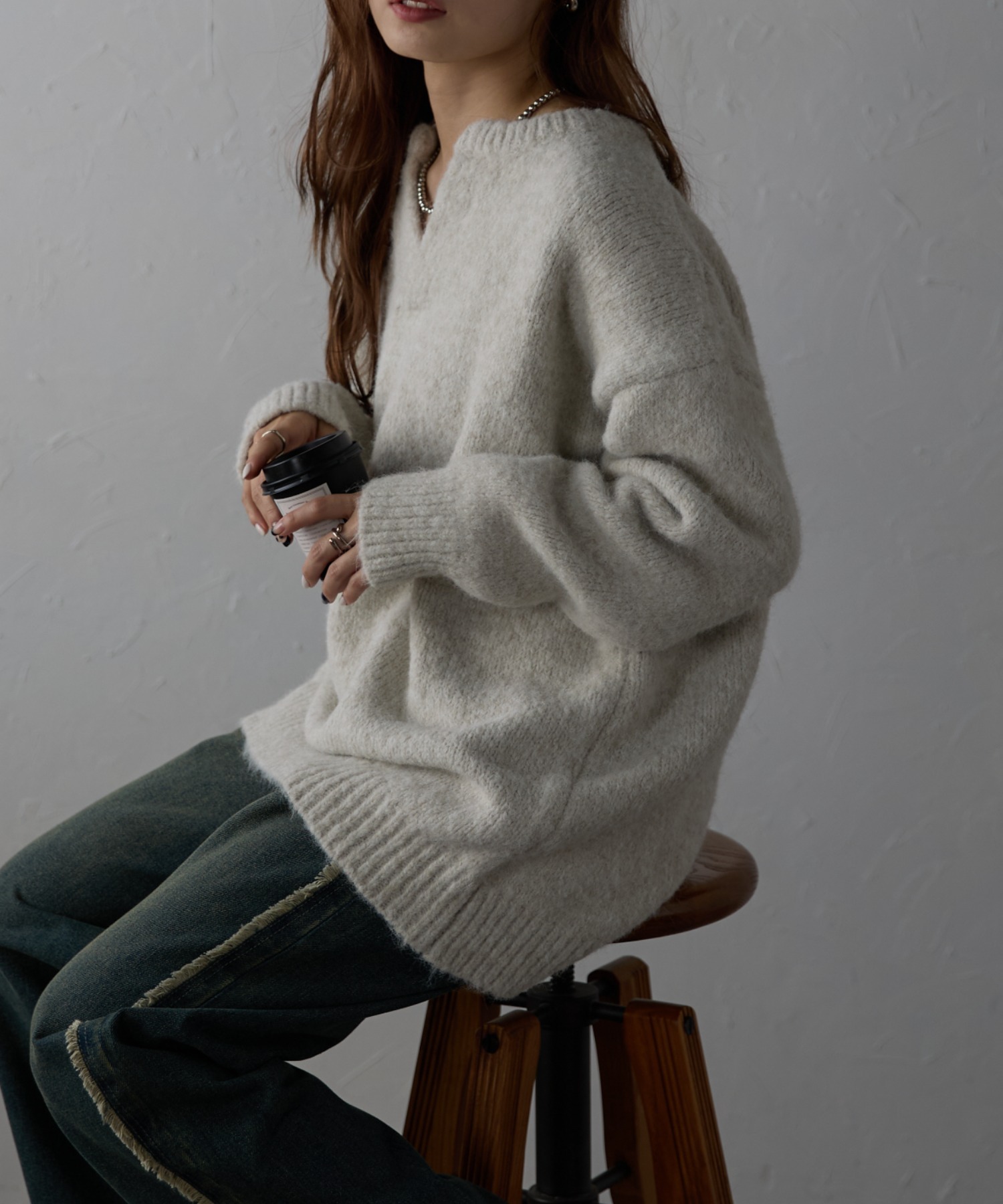model：158cm 着用サイズ：FREE