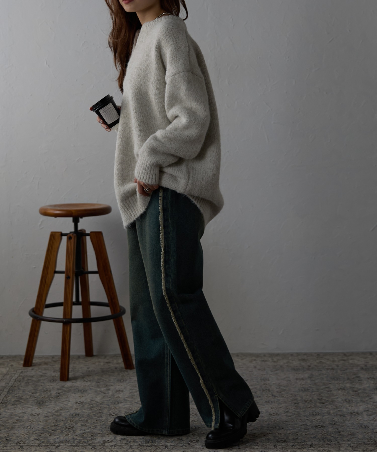 model：158cm 着用サイズ：FREE